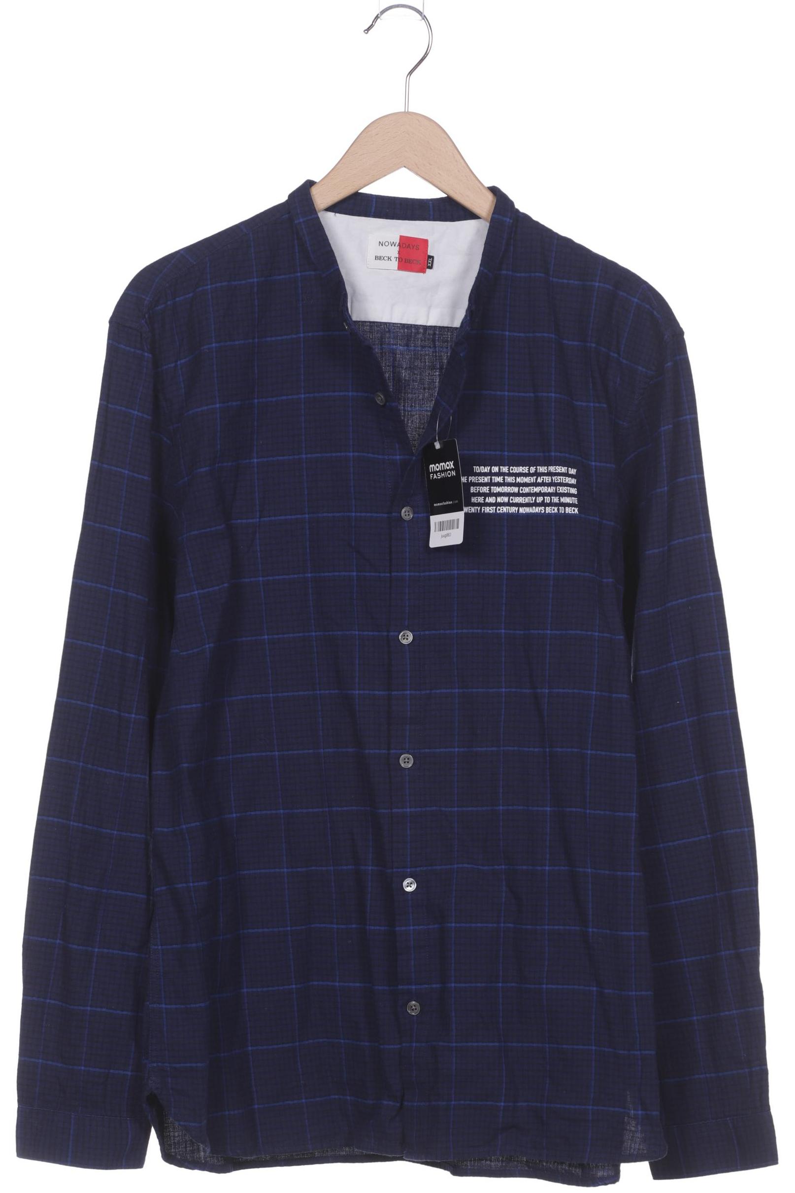 

Nowadays Herren Hemd, marineblau, Gr. 56