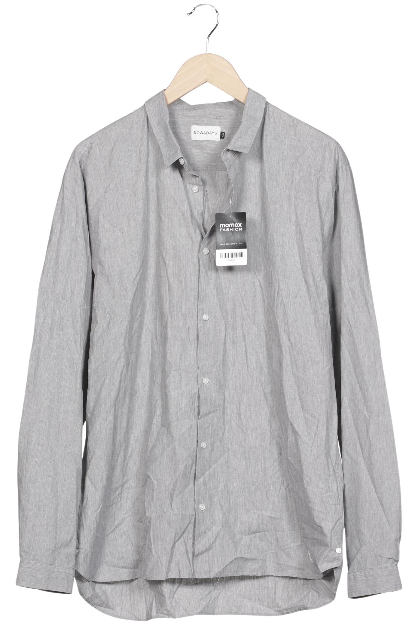 

Nowadays Herren Hemd, grau, Gr. 56