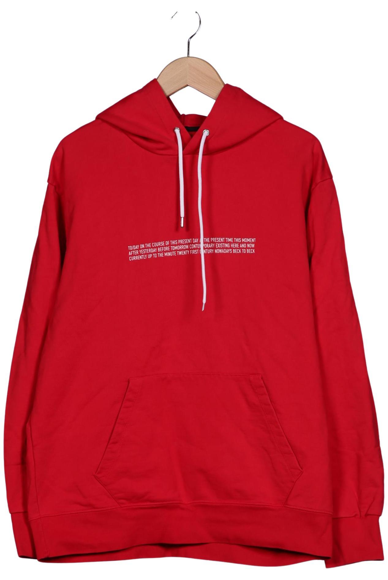 

Nowadays Herren Kapuzenpullover, rot, Gr. 54