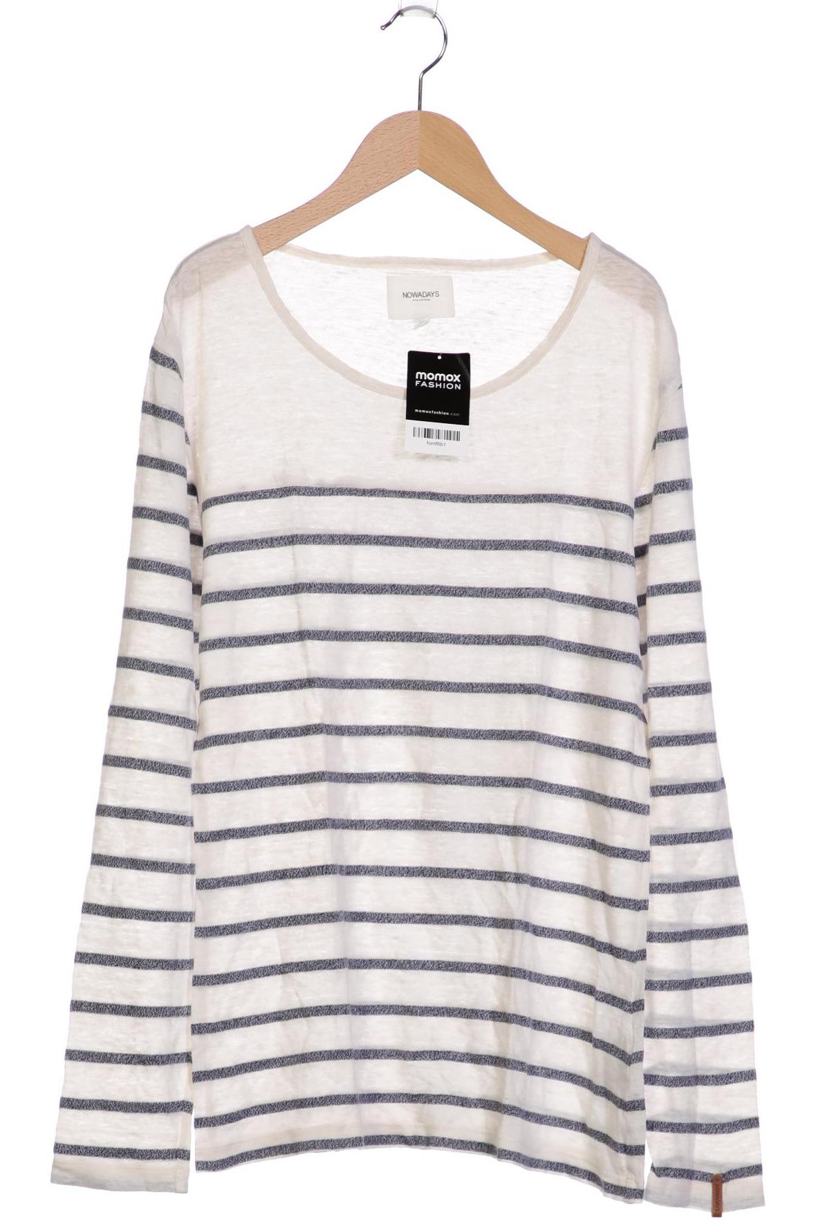 

Nowadays Herren Langarmshirt, weiß, Gr. 48