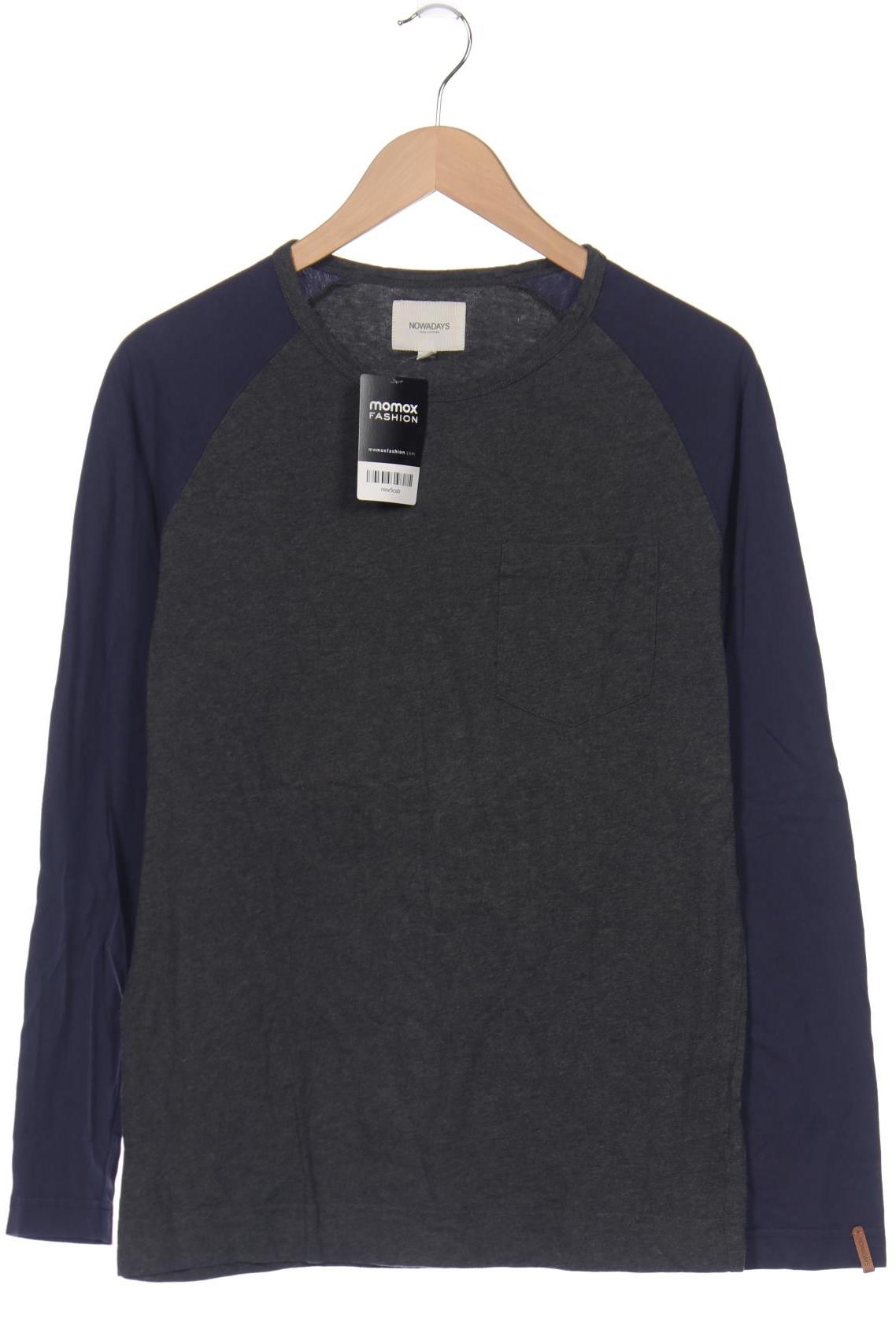 

Nowadays Herren Langarmshirt, grau