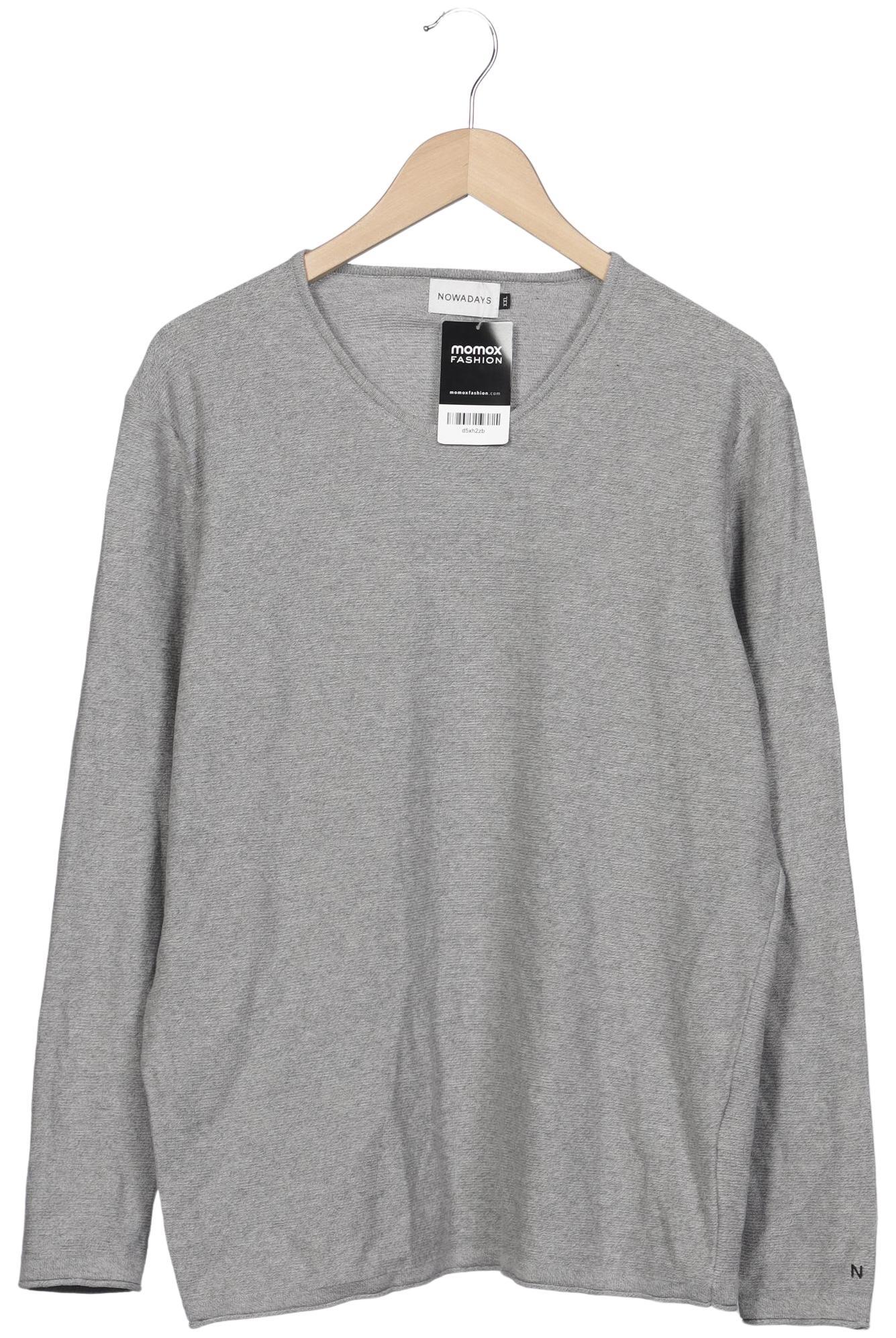 

Nowadays Herren Pullover, grau, Gr. 56