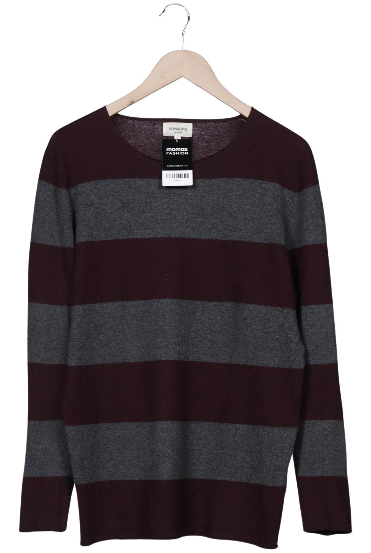

Nowadays Herren Pullover, bordeaux, Gr. 52