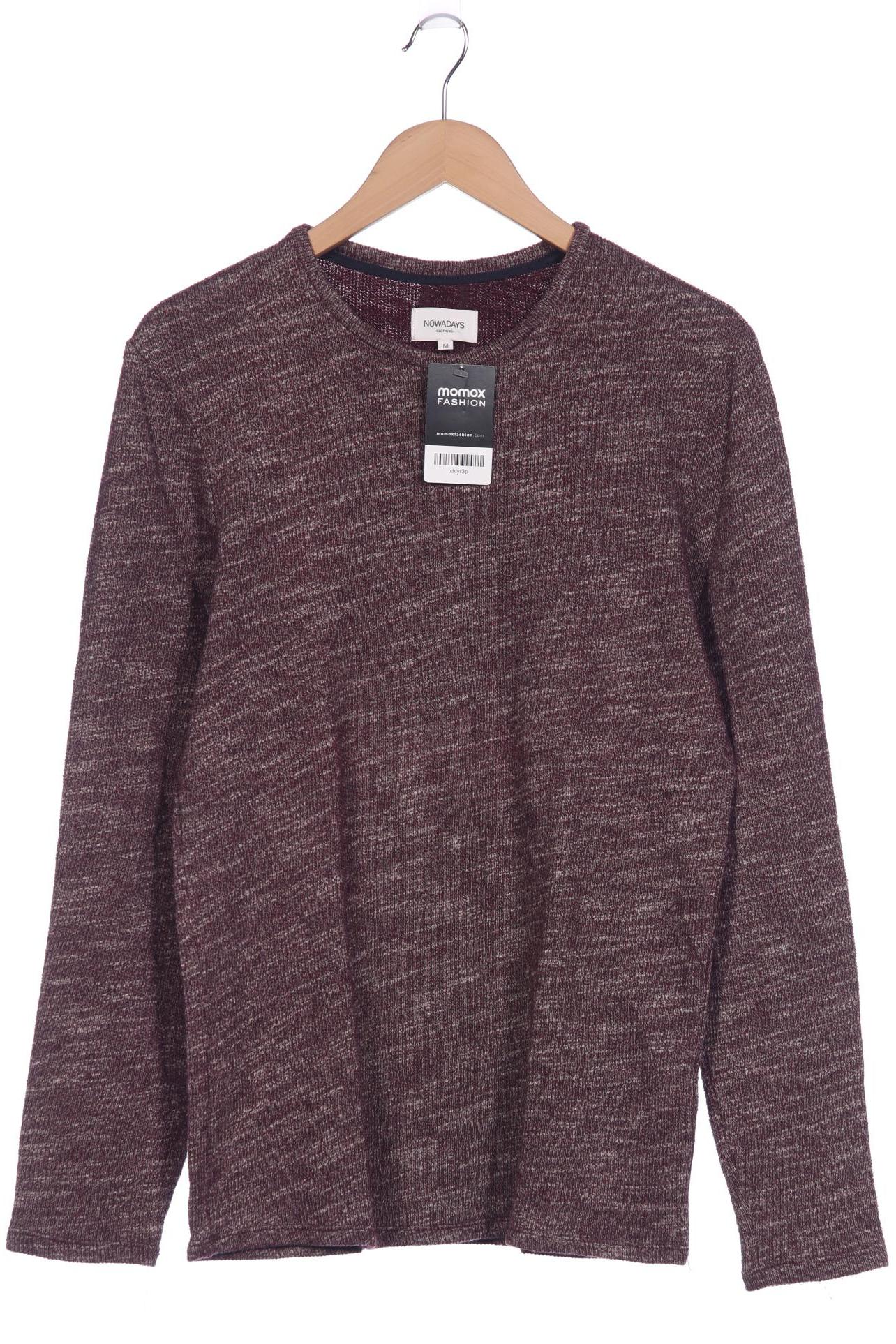 

Nowadays Herren Pullover, bordeaux, Gr. 48
