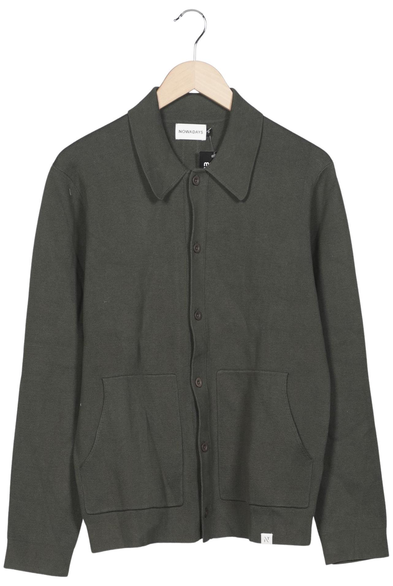 Thumbnail - Nowadays Herren Strickjacke, grün, Gr. 48