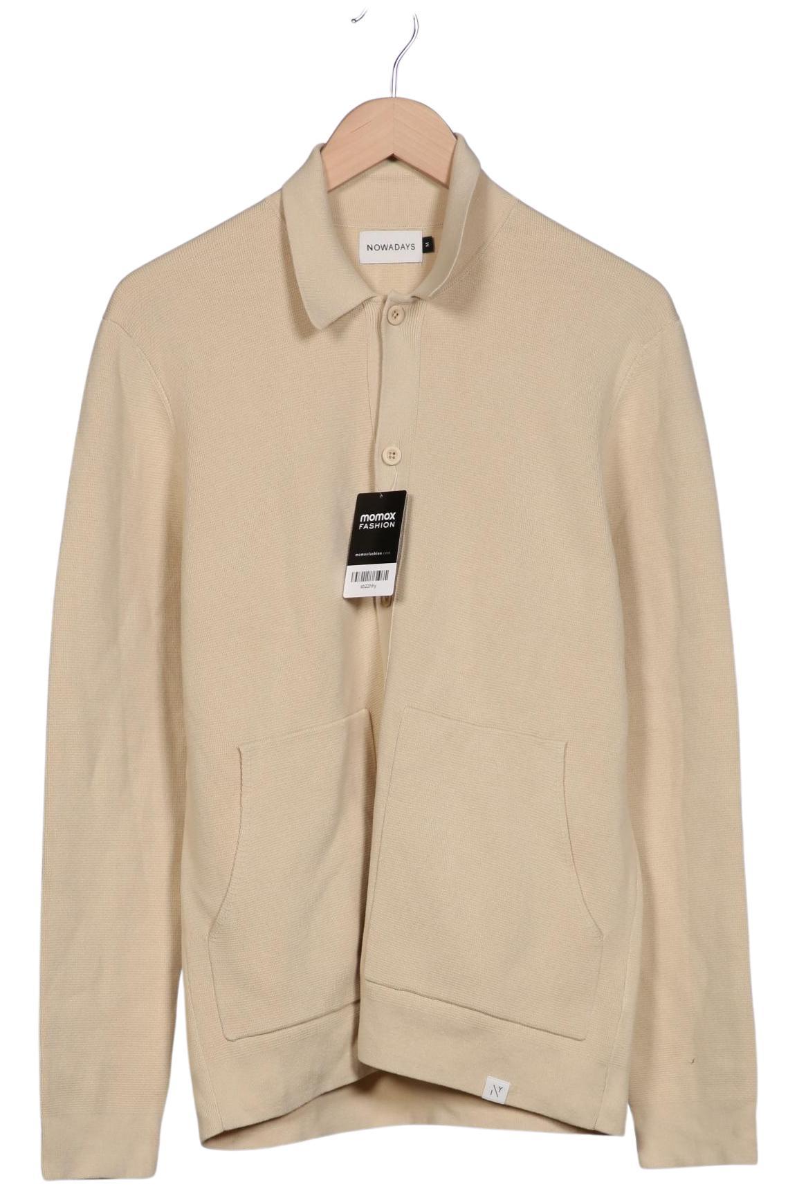 

Nowadays Herren Strickjacke, beige, Gr. 48