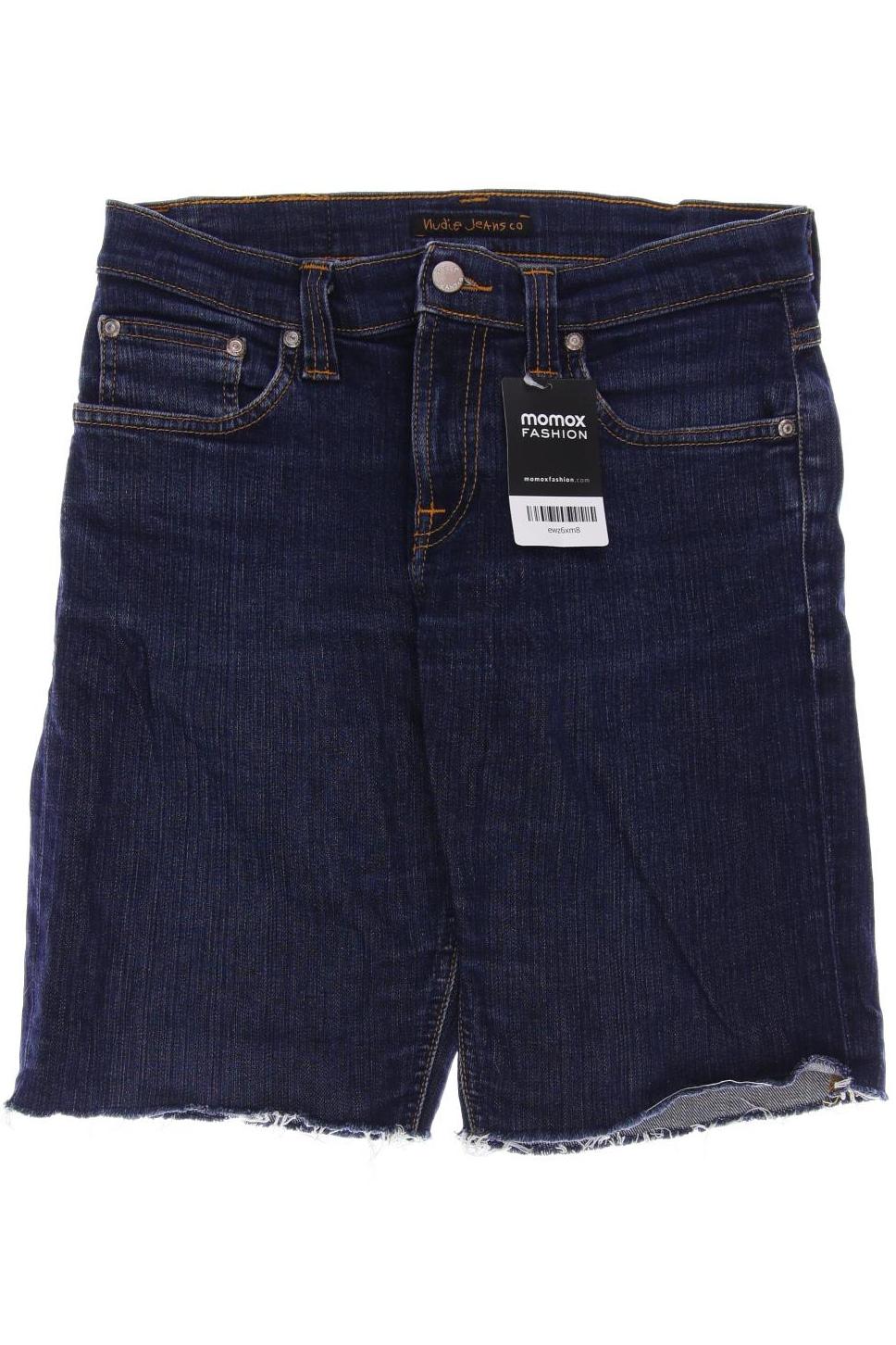 

Nudie Jeans Damen Shorts, blau, Gr. 27