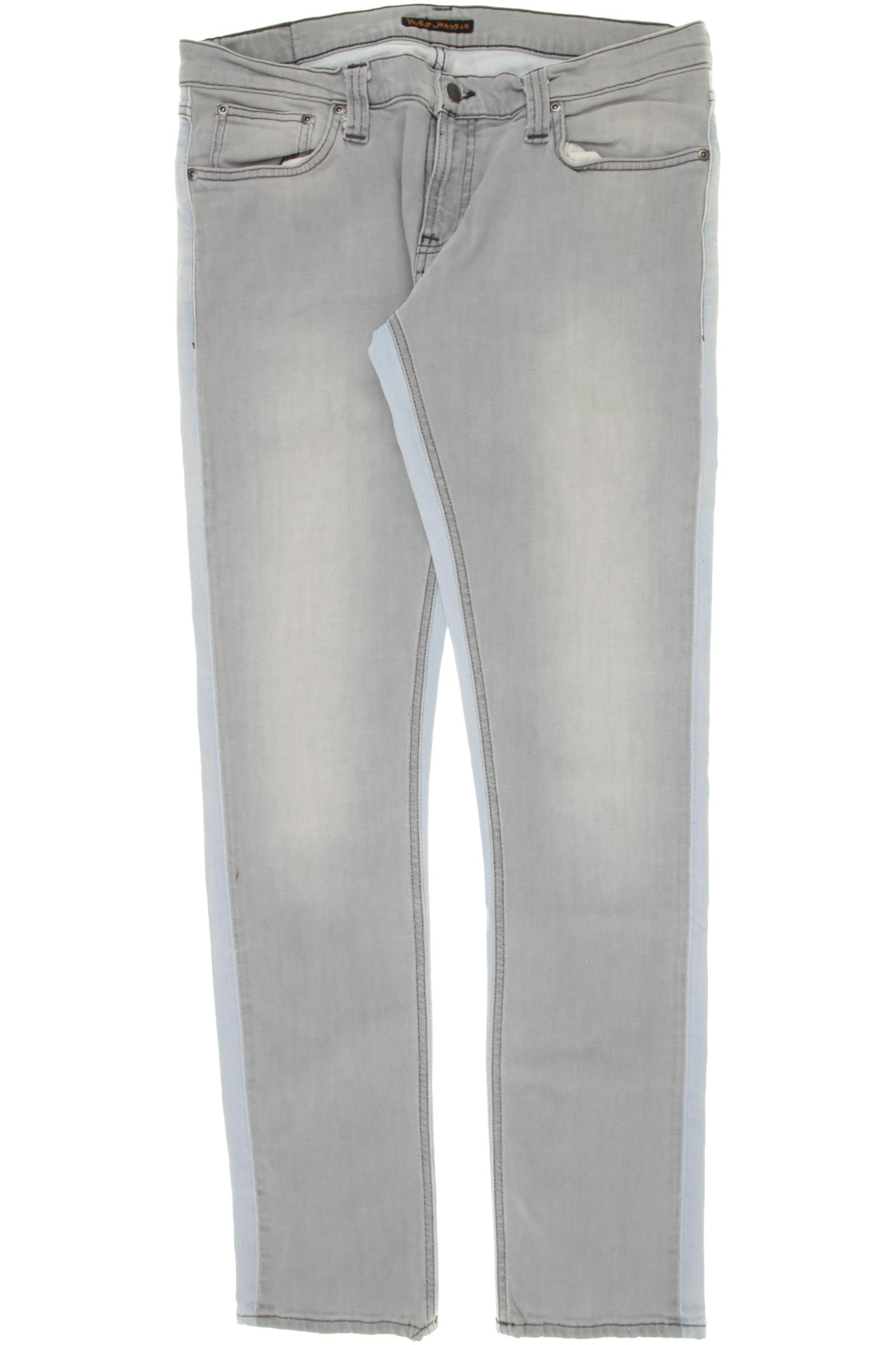 

Nudie Jeans Damen Jeans, grau, Gr. 34