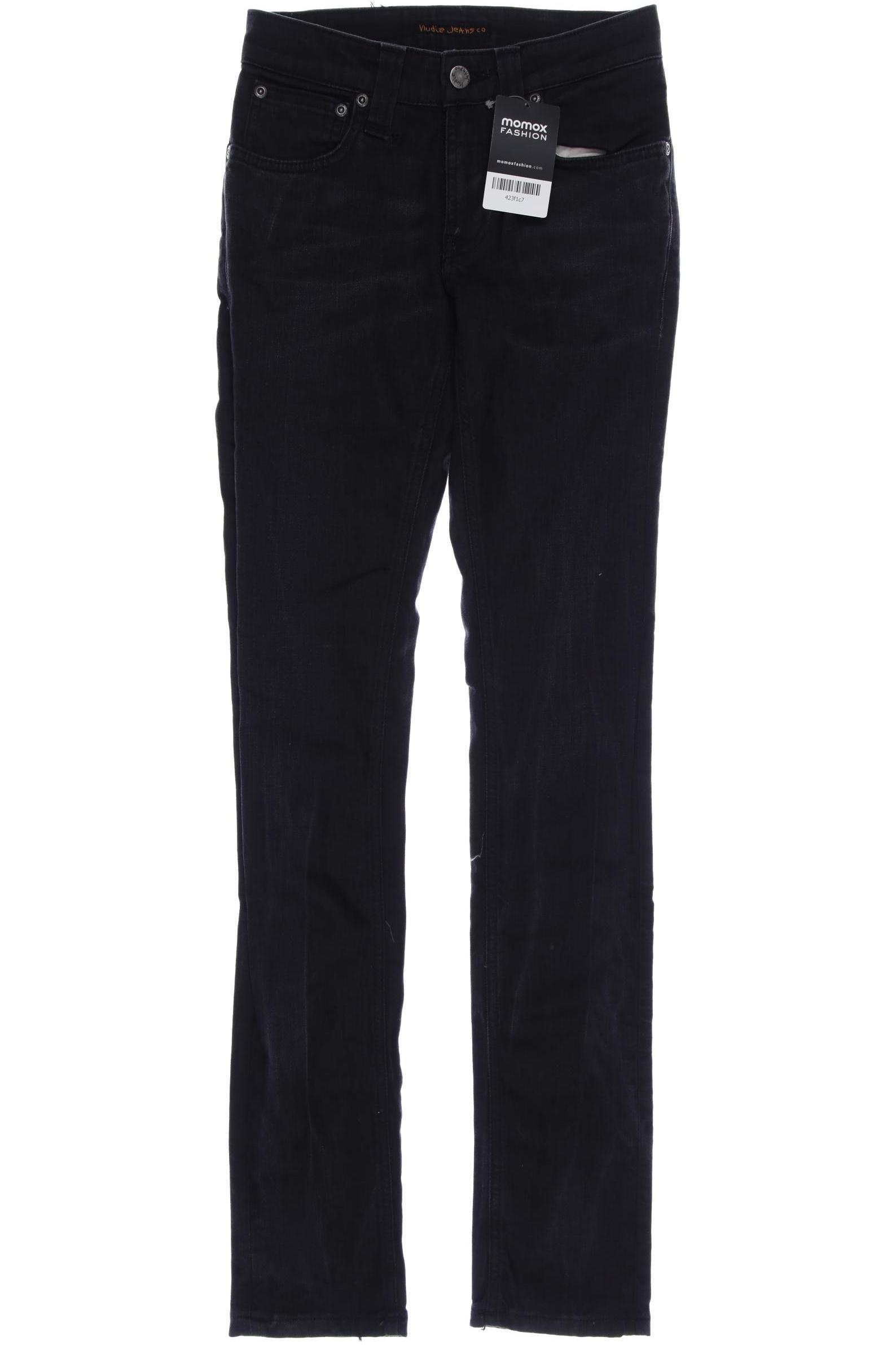 

Nudie Jeans Damen Jeans, schwarz, Gr. 24