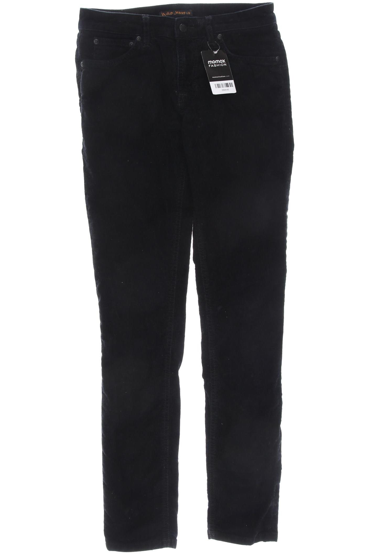 

Nudie Jeans Damen Stoffhose, schwarz