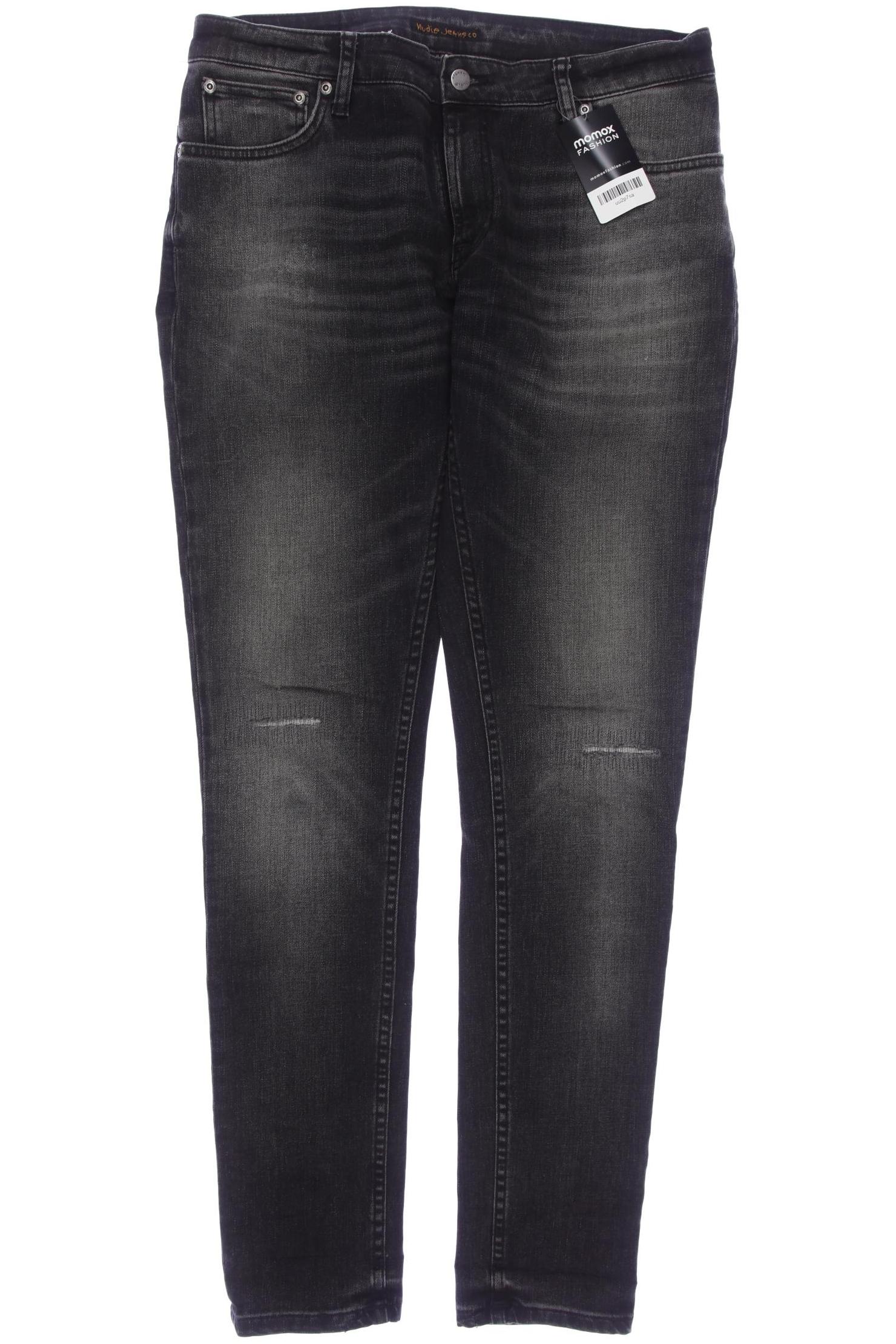 

Nudie Jeans Damen Jeans, grau, Gr. 33