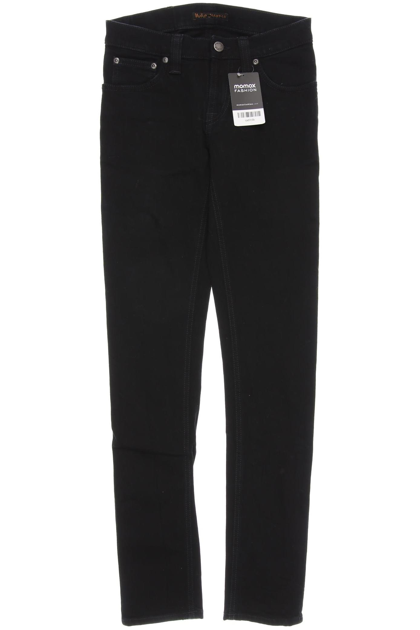 

Nudie Jeans Damen Jeans, schwarz, Gr. 24