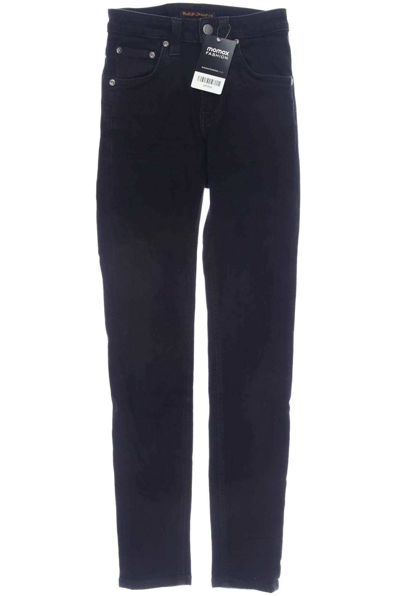

Nudie Jeans Damen Jeans, schwarz, Gr. 24