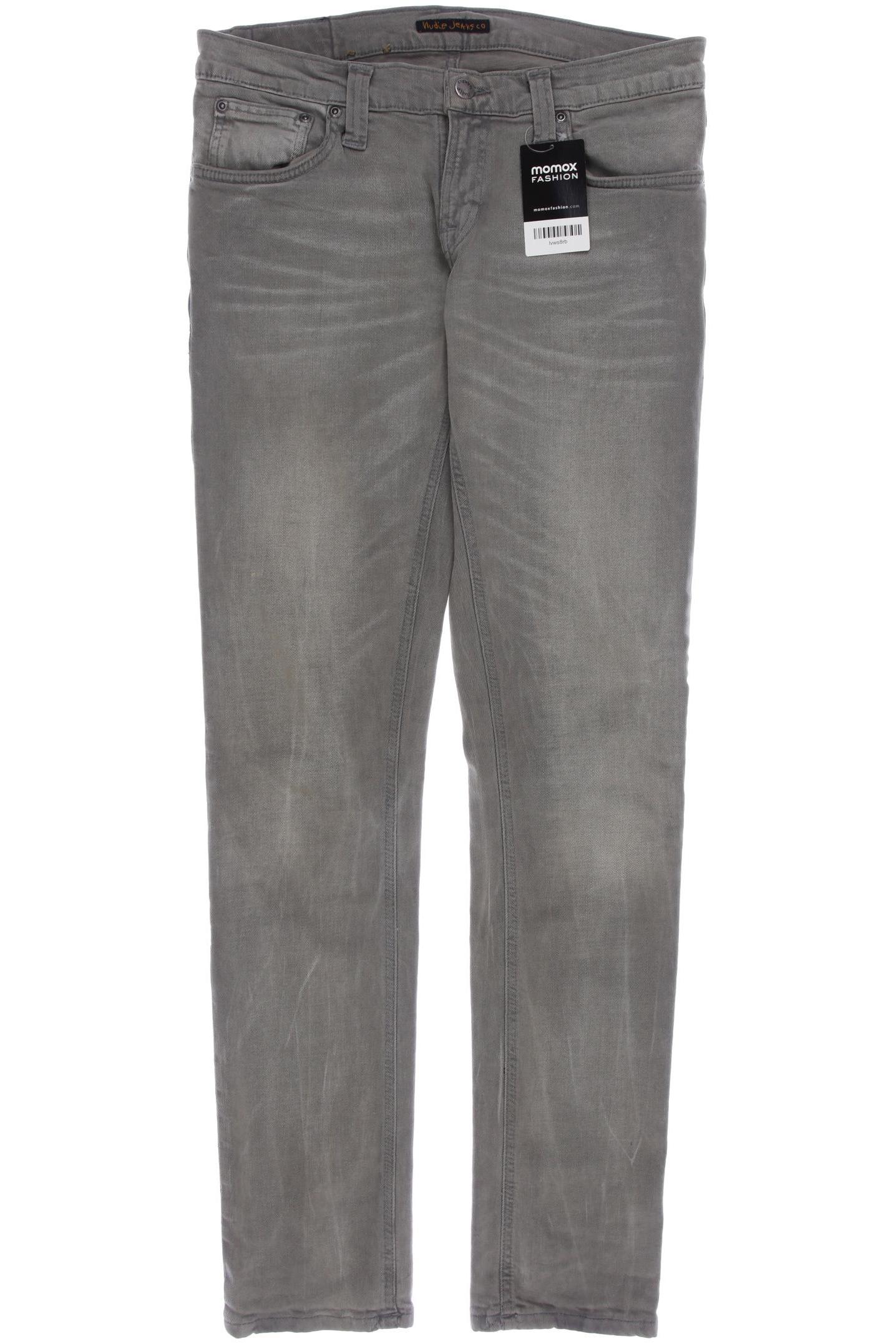 

Nudie Jeans Damen Jeans, grau, Gr. 30