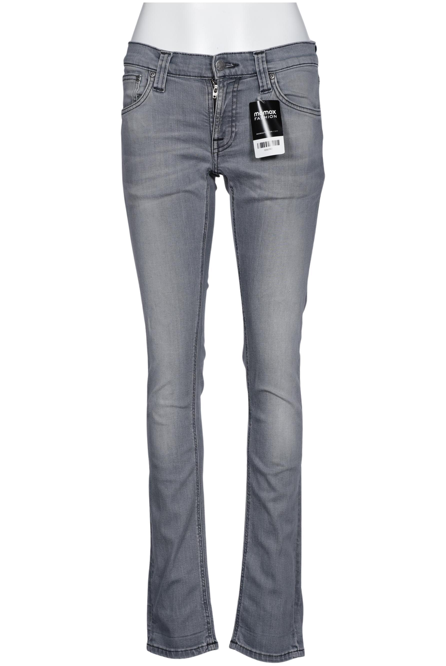 

Nudie Jeans Damen Jeans, grau, Gr. 28