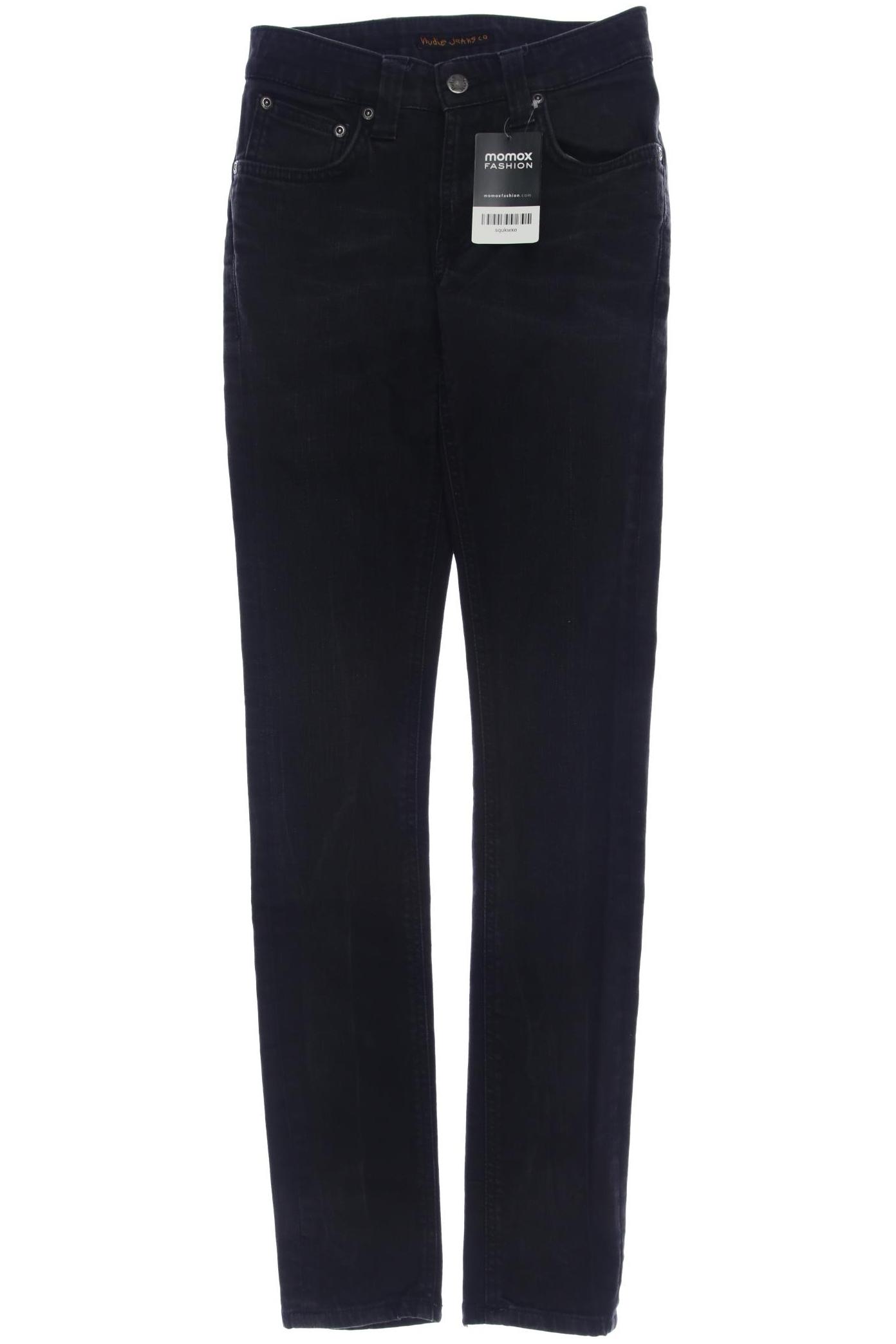 

Nudie Jeans Damen Jeans, schwarz, Gr. 24