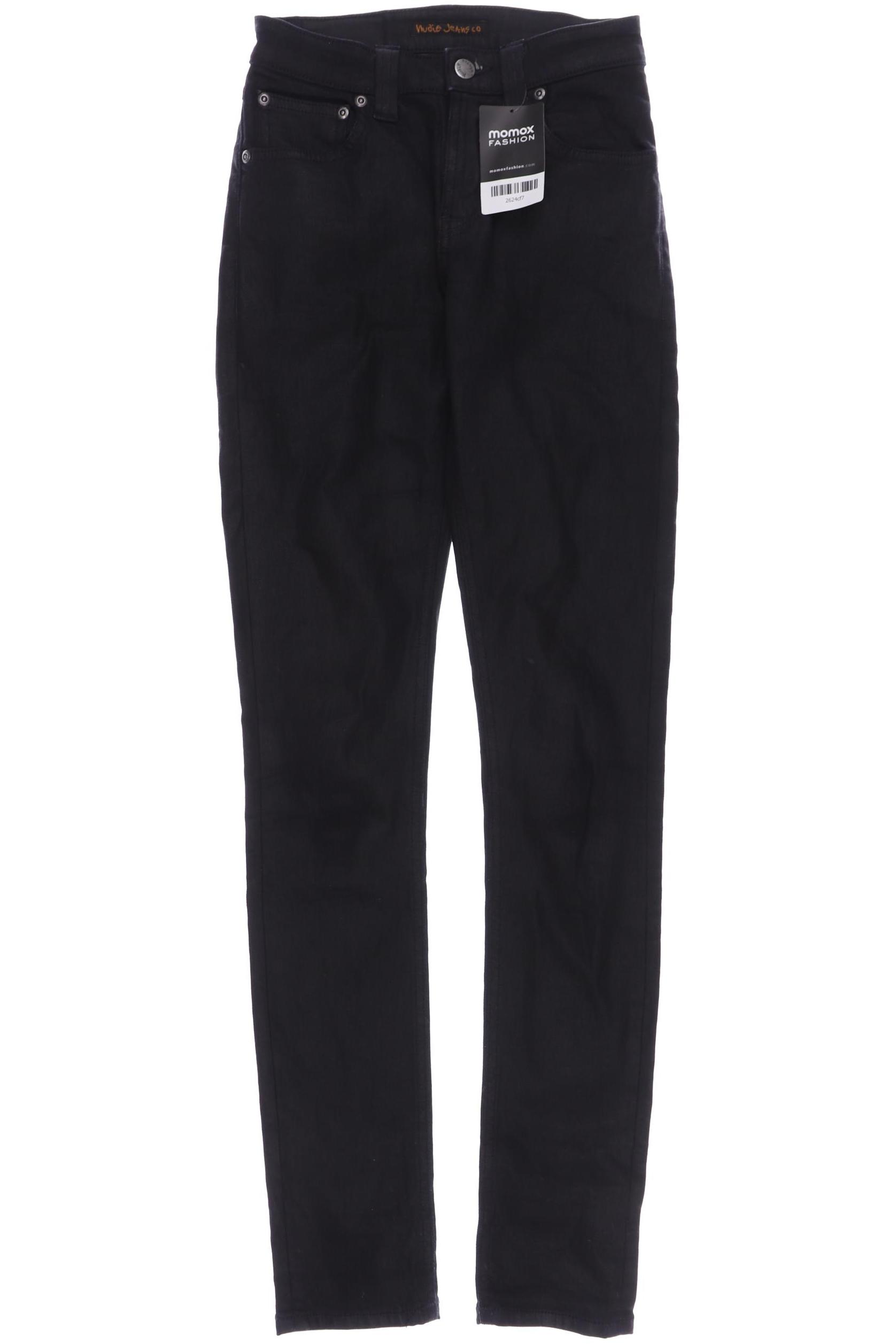 

Nudie Jeans Damen Jeans, schwarz, Gr. 25