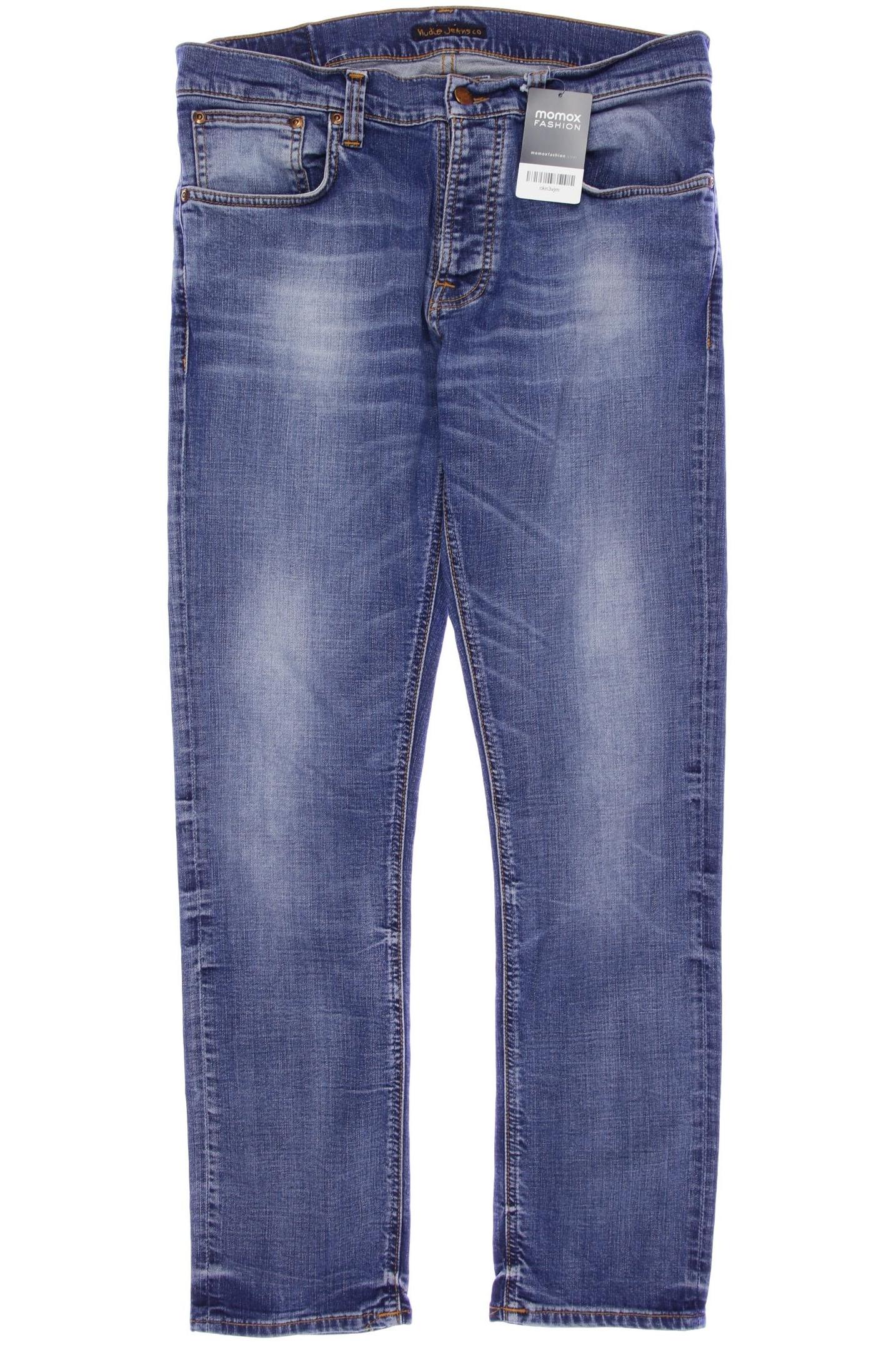 

Nudie Jeans Damen Jeans, blau, Gr. 34