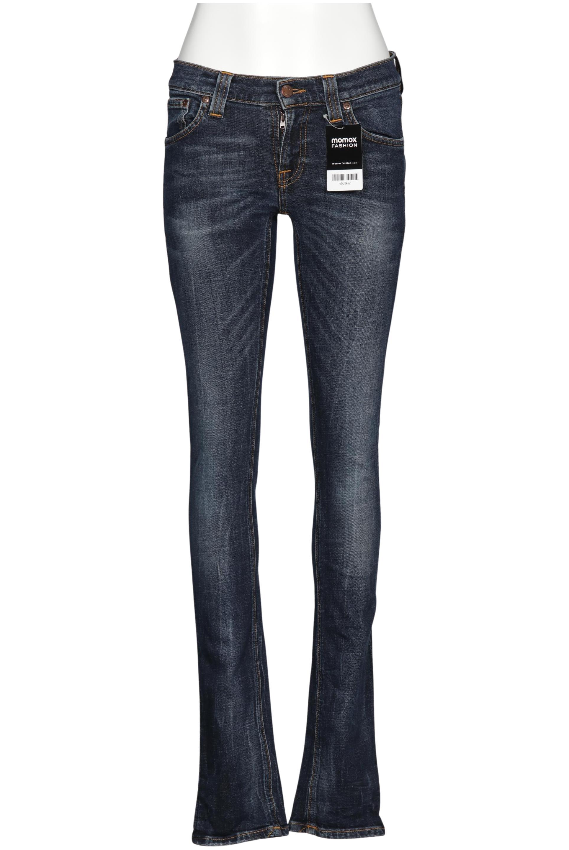

Nudie Jeans Damen Jeans, marineblau, Gr. 27