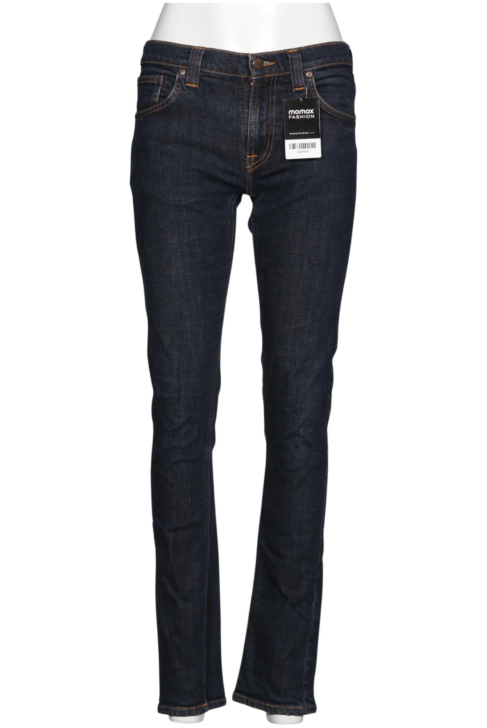 

Nudie Jeans Damen Jeans, marineblau, Gr. 28