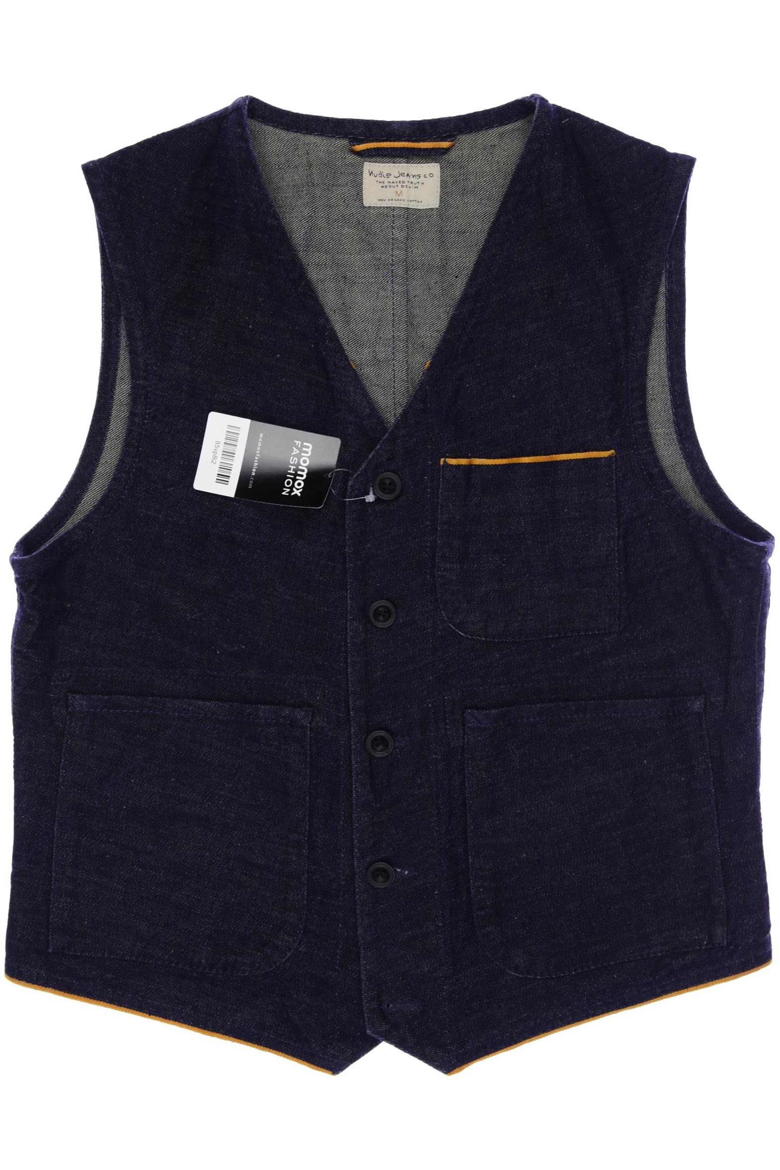 

Nudie Jeans Herren Weste, marineblau, Gr. 48