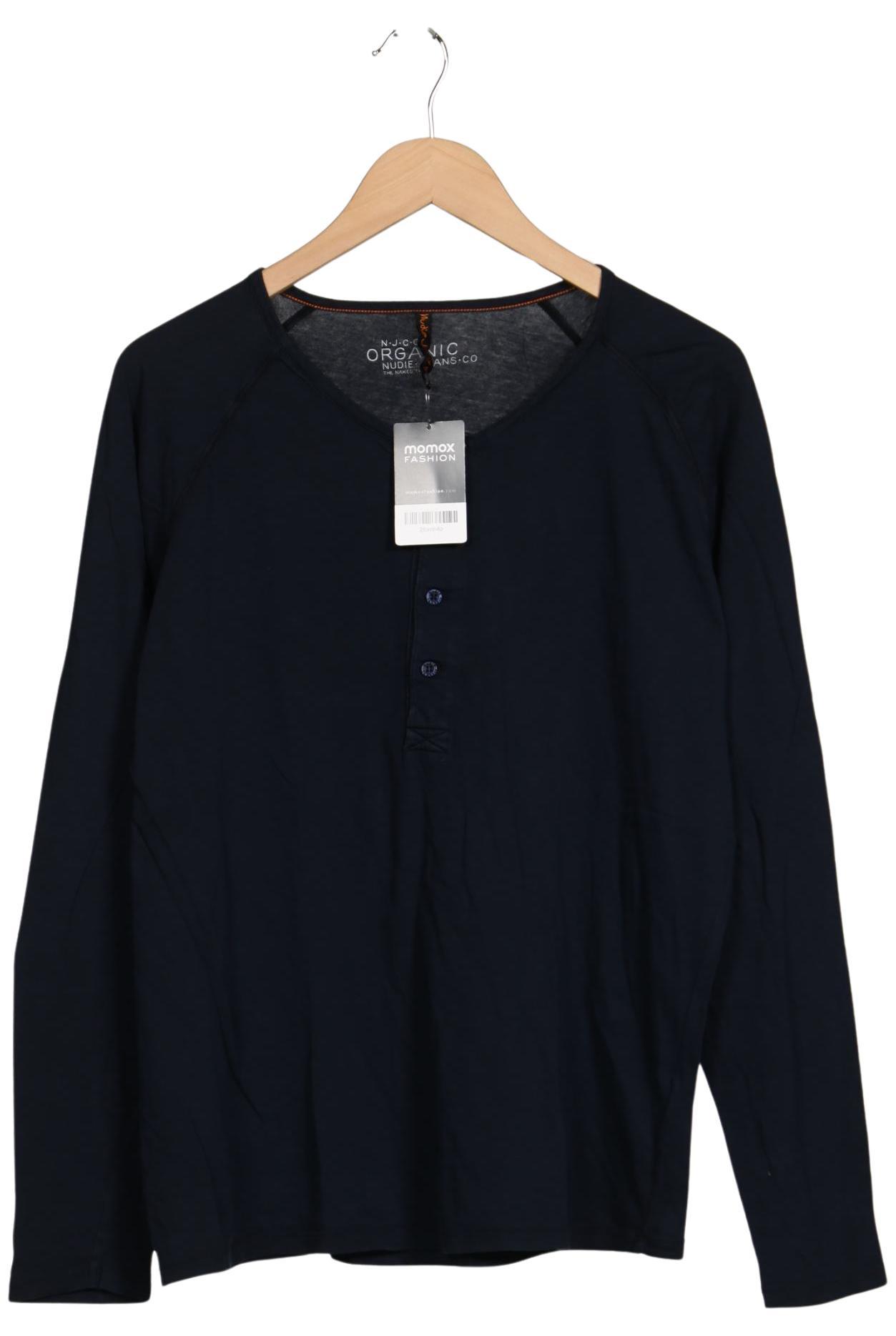 

Nudie Jeans Herren Langarmshirt, marineblau, Gr. 52