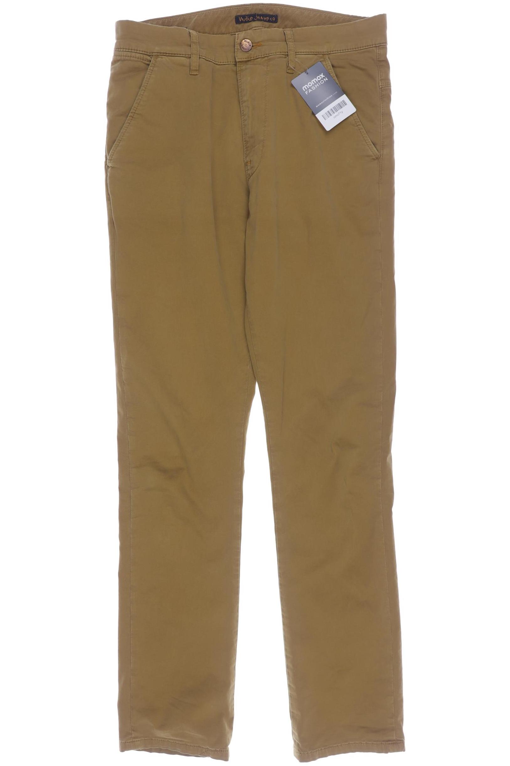

Nudie Jeans Herren Stoffhose, orange, Gr. 44