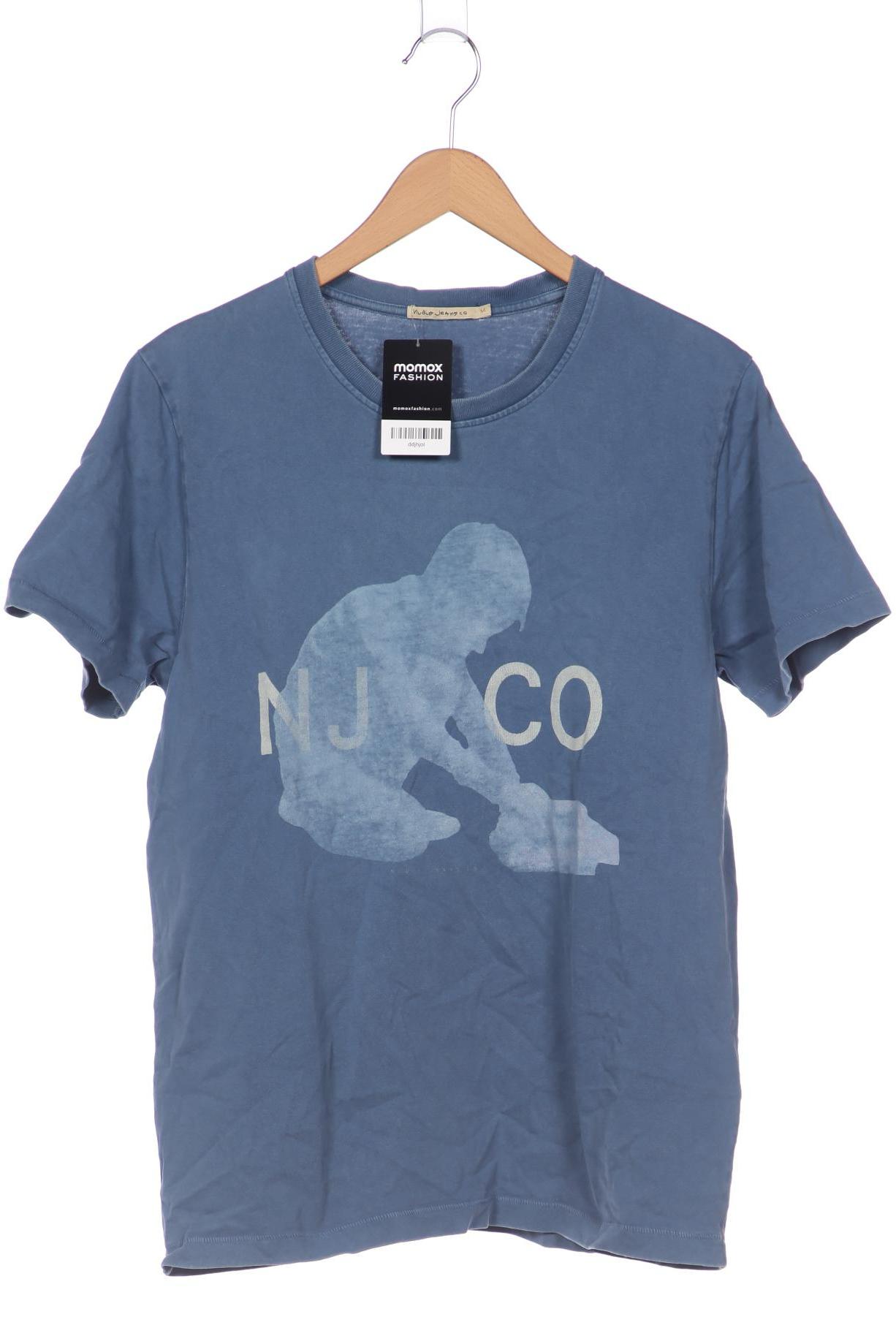 

Nudie Jeans Herren T-Shirt, blau, Gr. 48