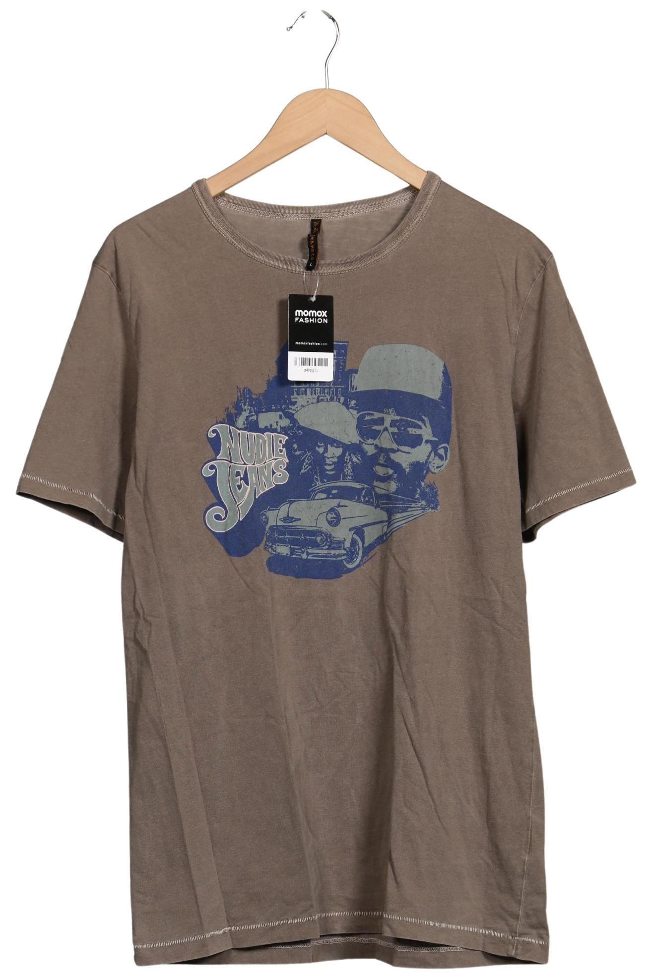 

Nudie Jeans Herren T-Shirt, braun, Gr. 52