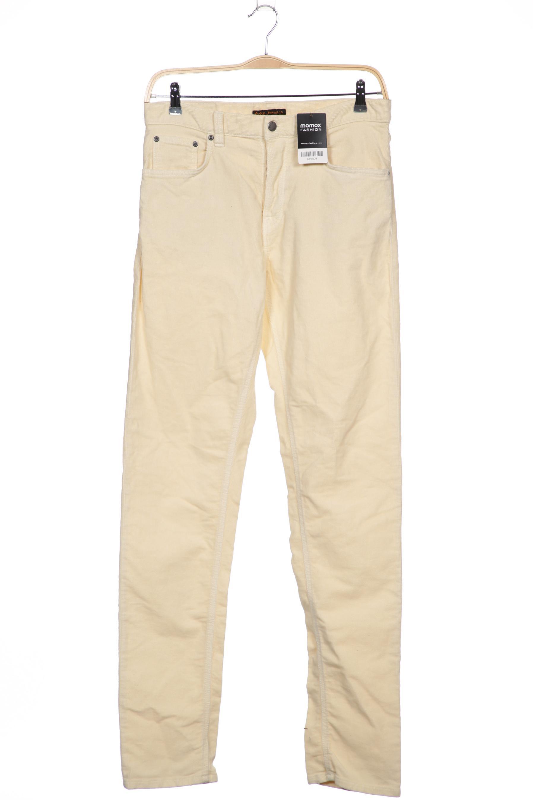 

Nudie Jeans Herren Stoffhose, cremeweiß