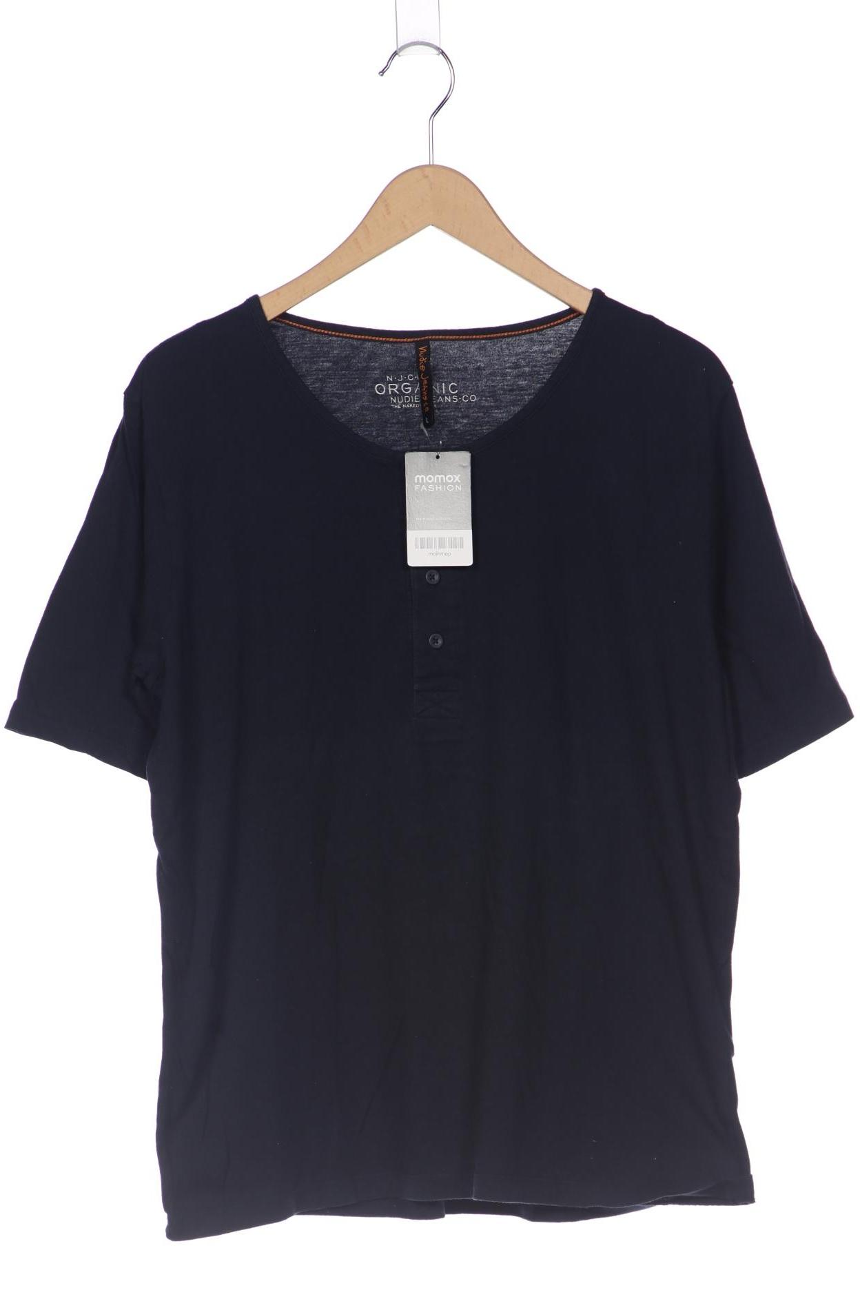 

Nudie Jeans Herren T-Shirt, marineblau, Gr. 52