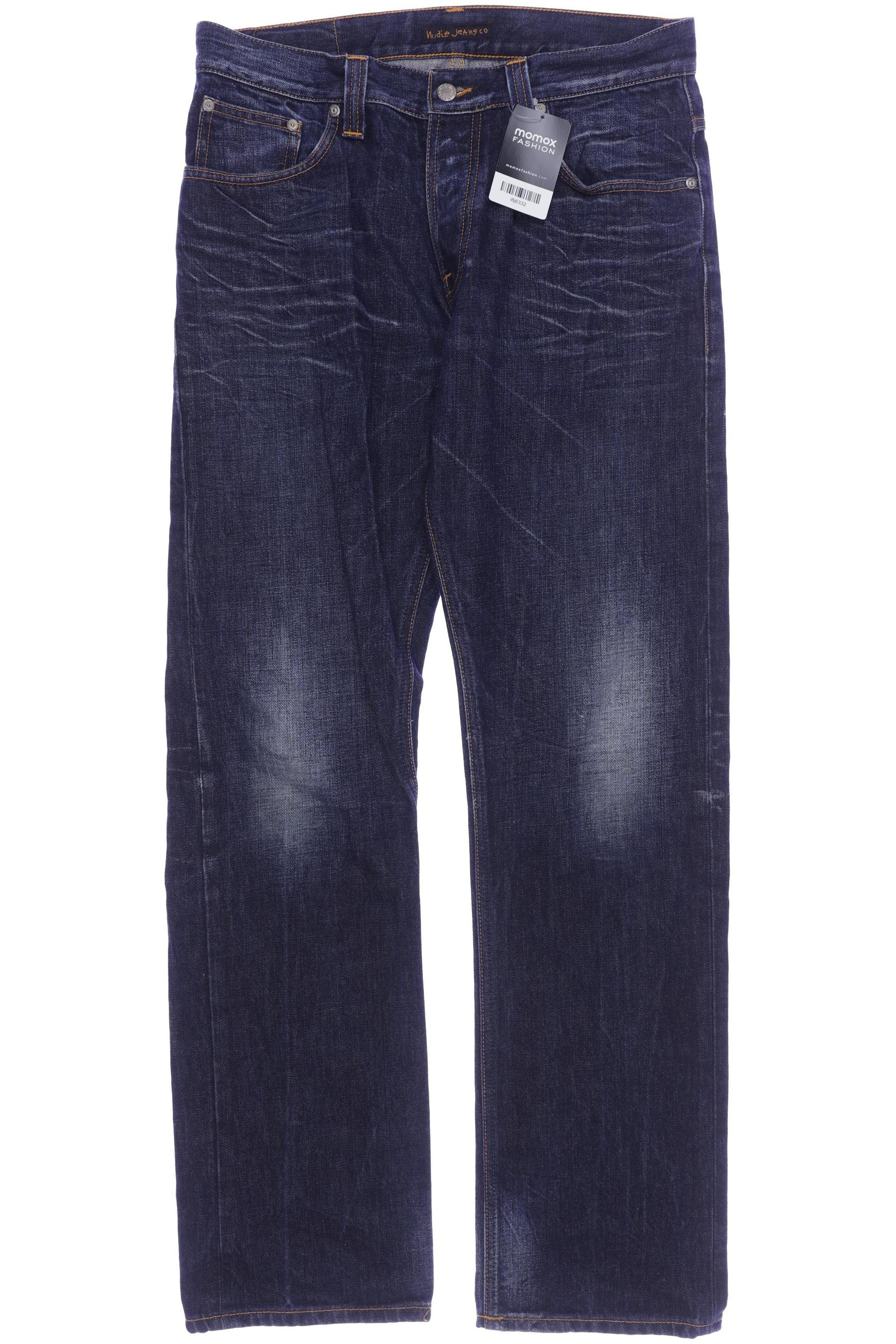 

Nudie Jeans Herren Jeans, marineblau, Gr. 52