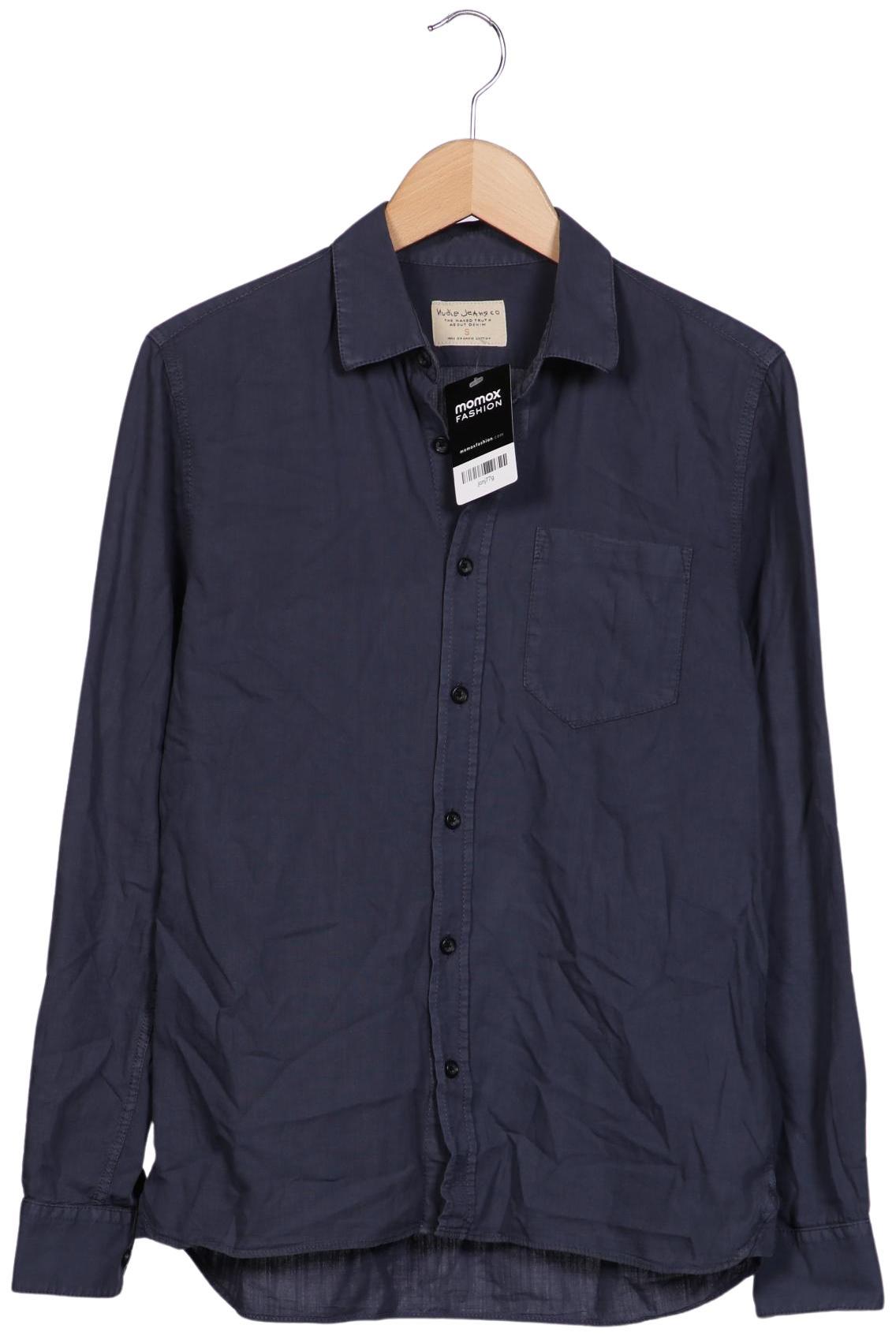 

Nudie Jeans Herren Hemd, marineblau, Gr. 46