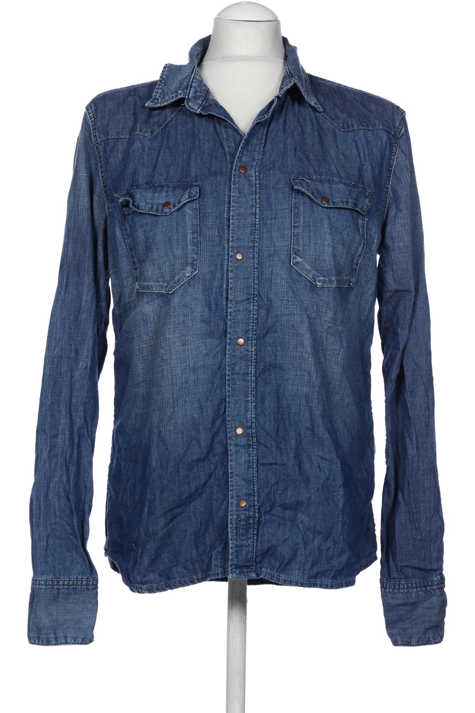 

Nudie Jeans Herren Hemd, blau, Gr. 52