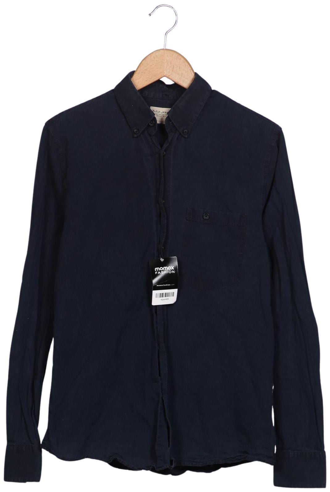 

Nudie Jeans Herren Hemd, marineblau, Gr. 46