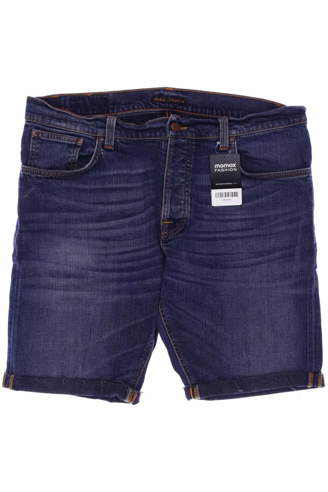 

Nudie Jeans Herren Shorts, marineblau