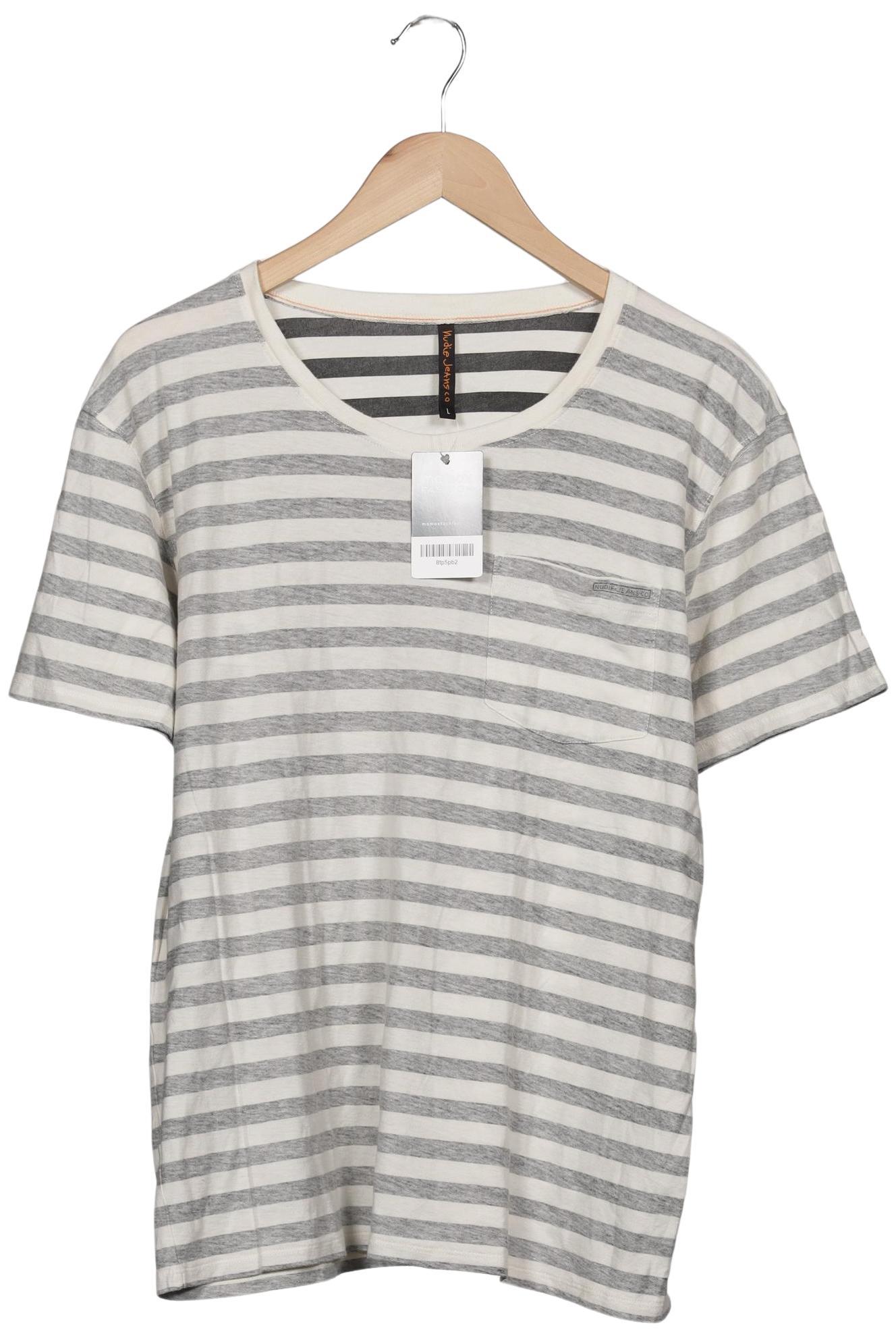 

Nudie Jeans Herren T-Shirt, cremeweiß, Gr. 52