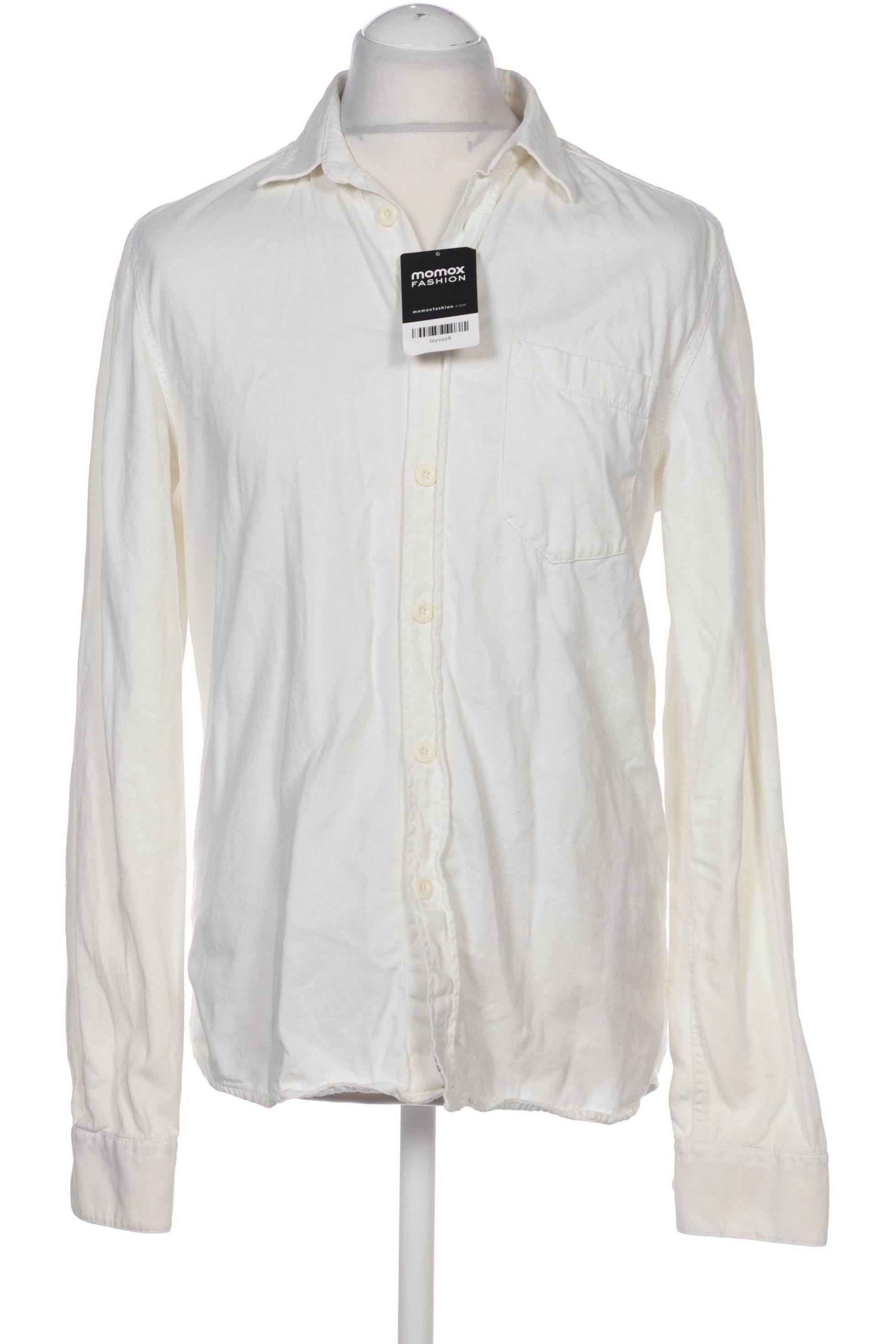 

Nudie Jeans Herren Hemd, cremeweiß, Gr. 52