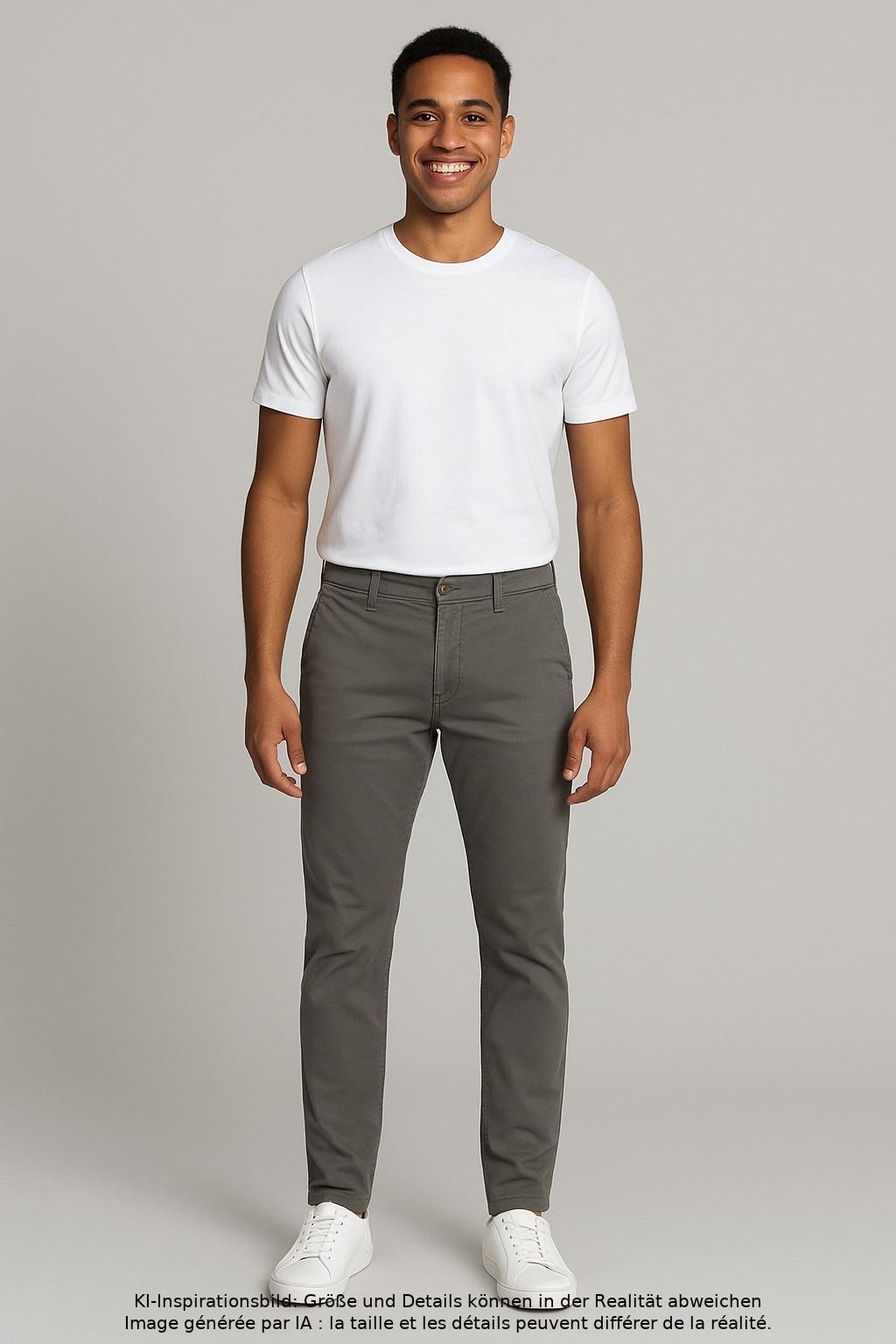 

Nudie Jeans Herren Stoffhose, grau, Gr. 32