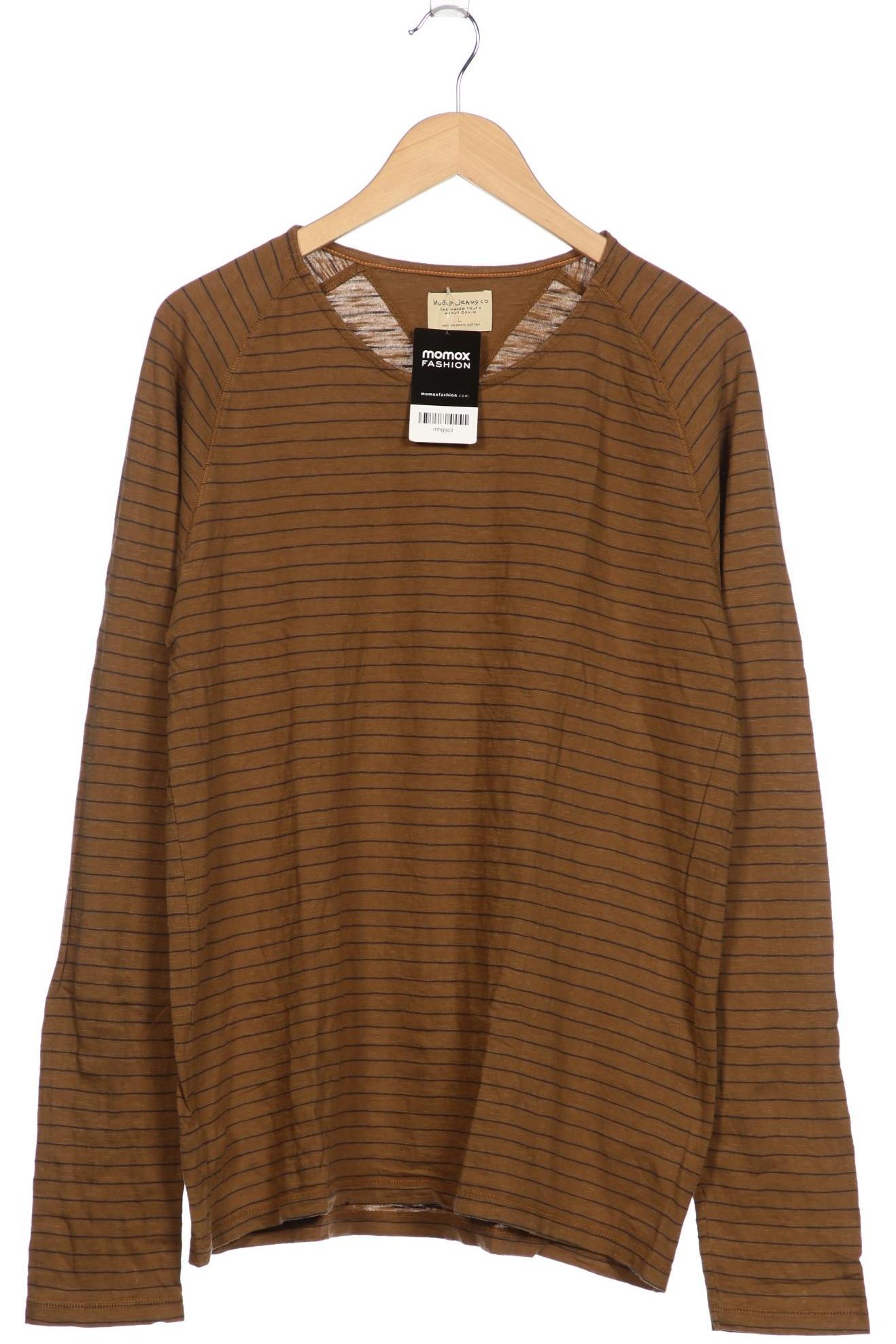 

Nudie Jeans Herren Langarmshirt, braun, Gr. 52