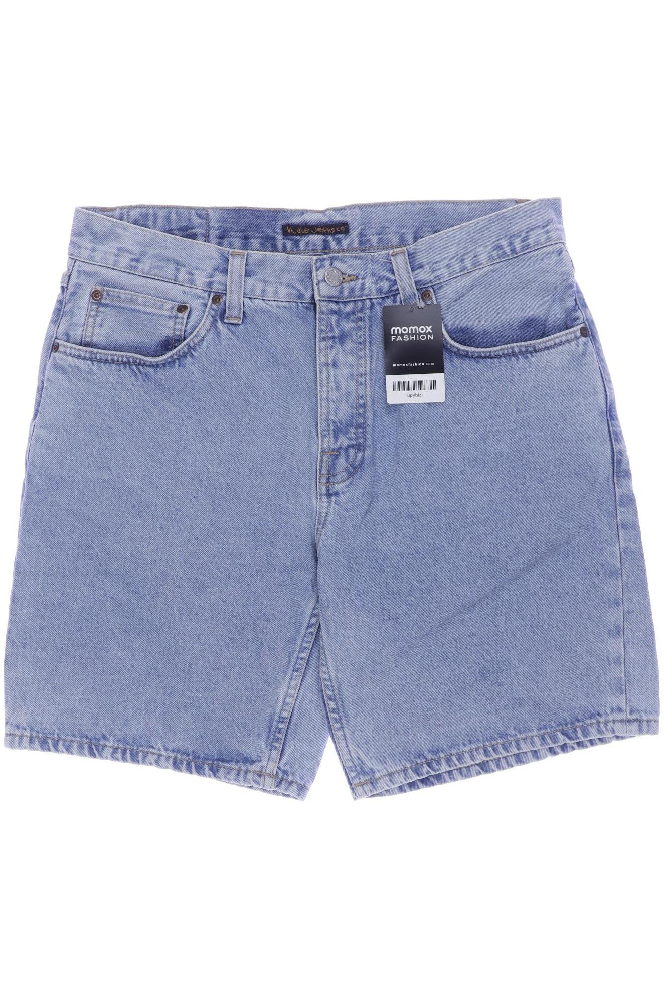 

Nudie Jeans Herren Shorts, blau, Gr. 50