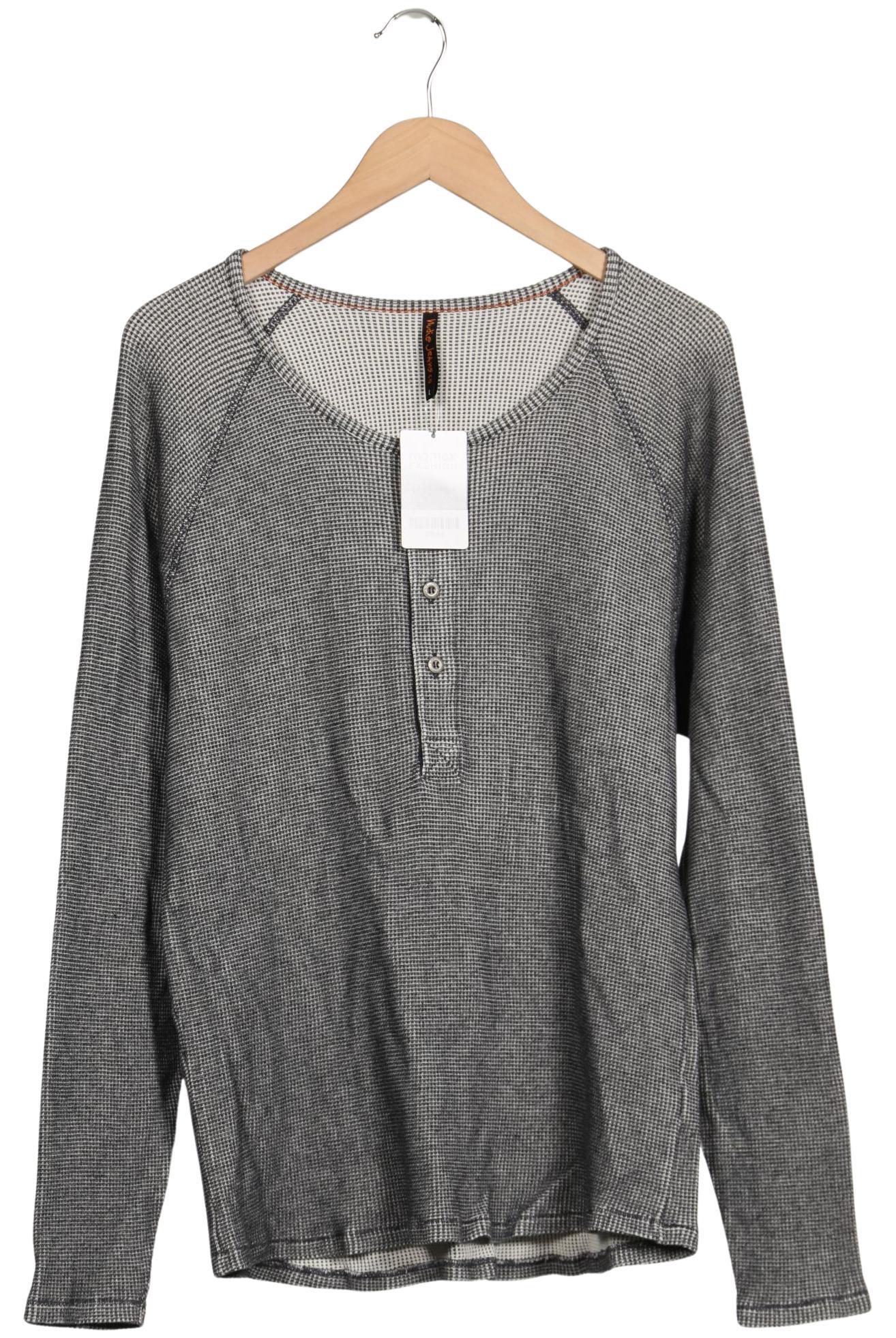

Nudie Jeans Herren Langarmshirt, grau, Gr. 52