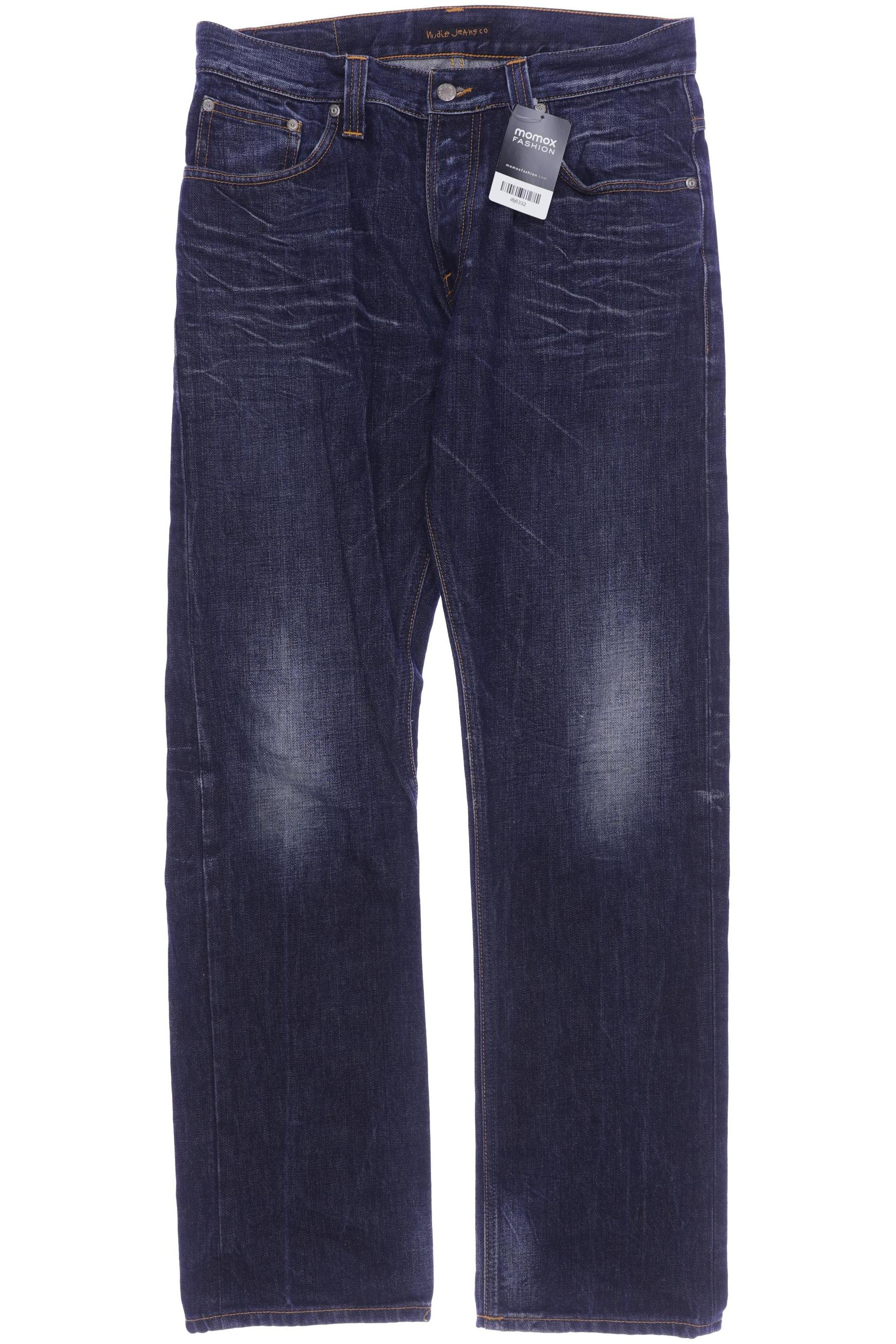 

Nudie Jeans Herren Jeans, marineblau, Gr. 34