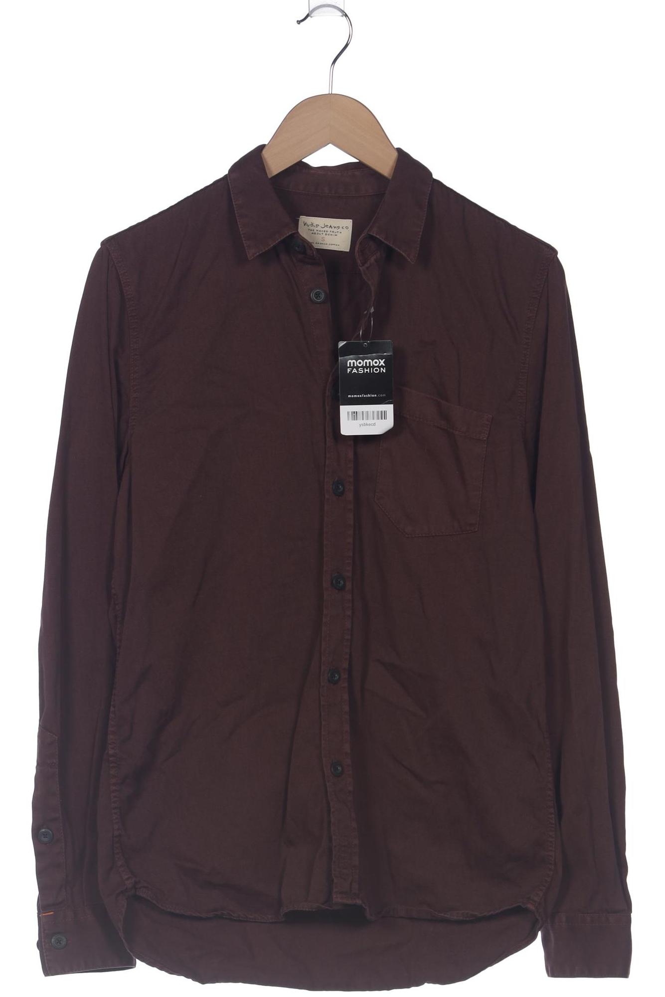 

Nudie Jeans Herren Hemd, bordeaux, Gr. 46