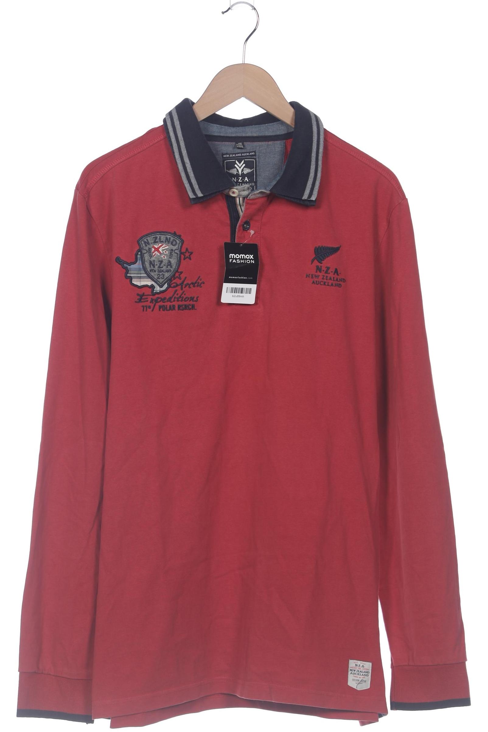 

NZA NEW Zealand Auckland Herren Poloshirt, rot, Gr. 56