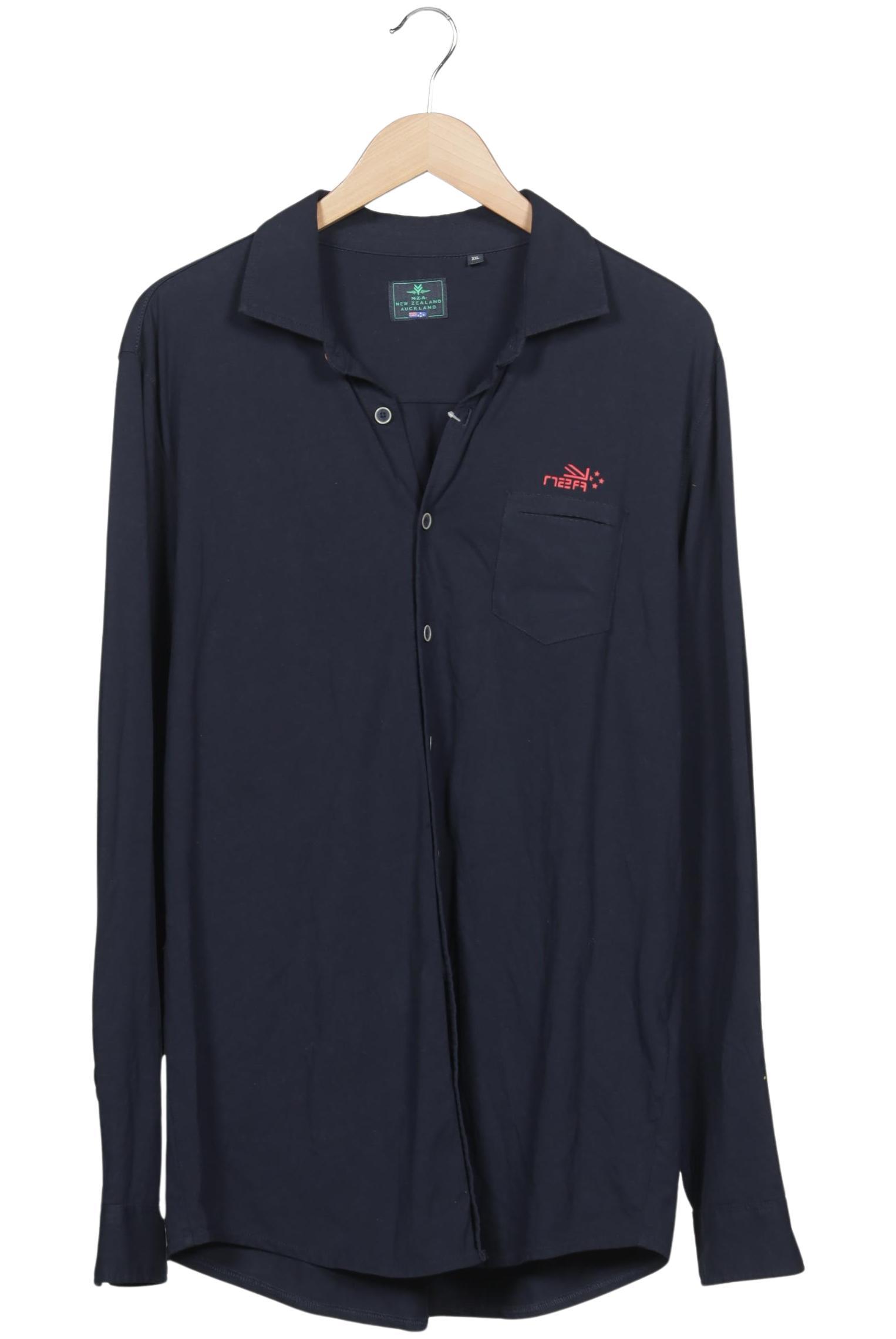 

NZA NEW Zealand Auckland Herren Hemd, marineblau, Gr. 56