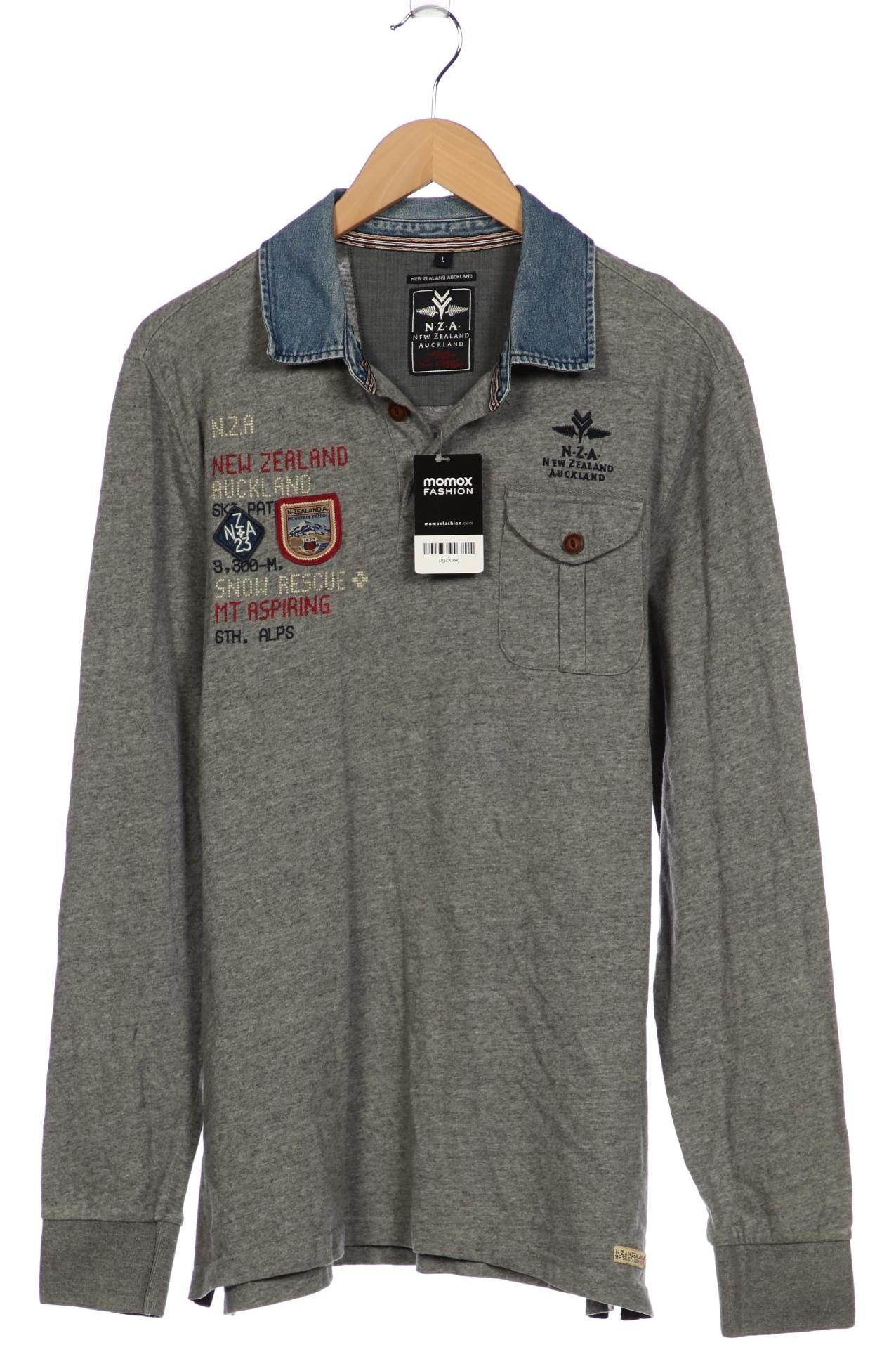 

NZA NEW Zealand Auckland Herren Poloshirt, grau, Gr. 52