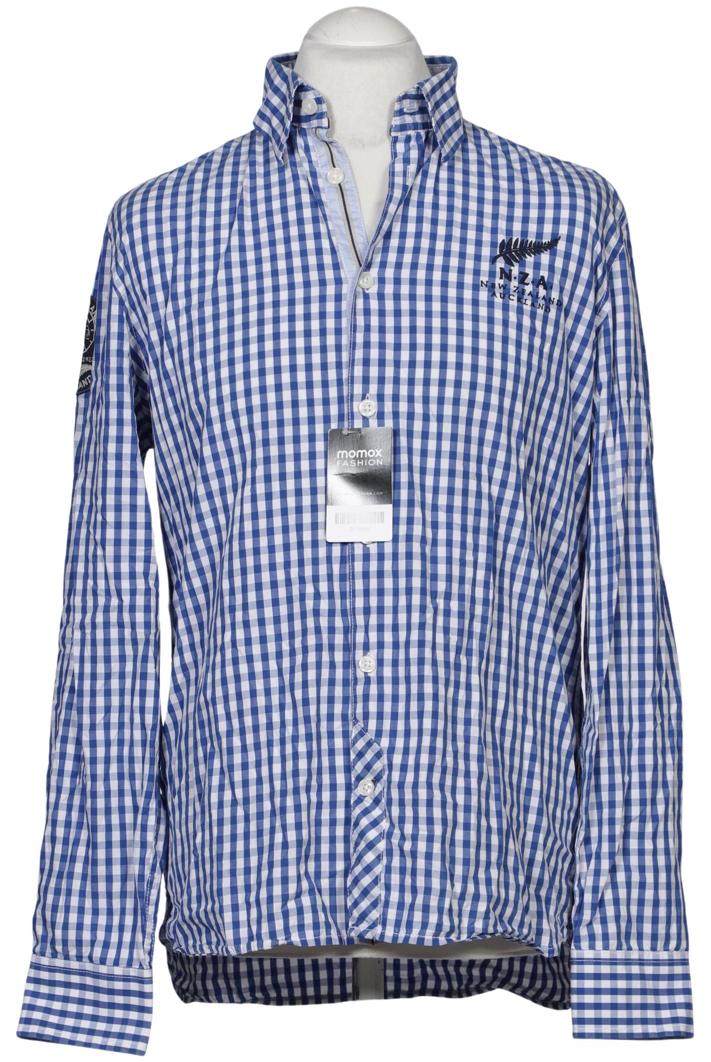 

NZA NEW Zealand Auckland Herren Hemd, blau, Gr. 48