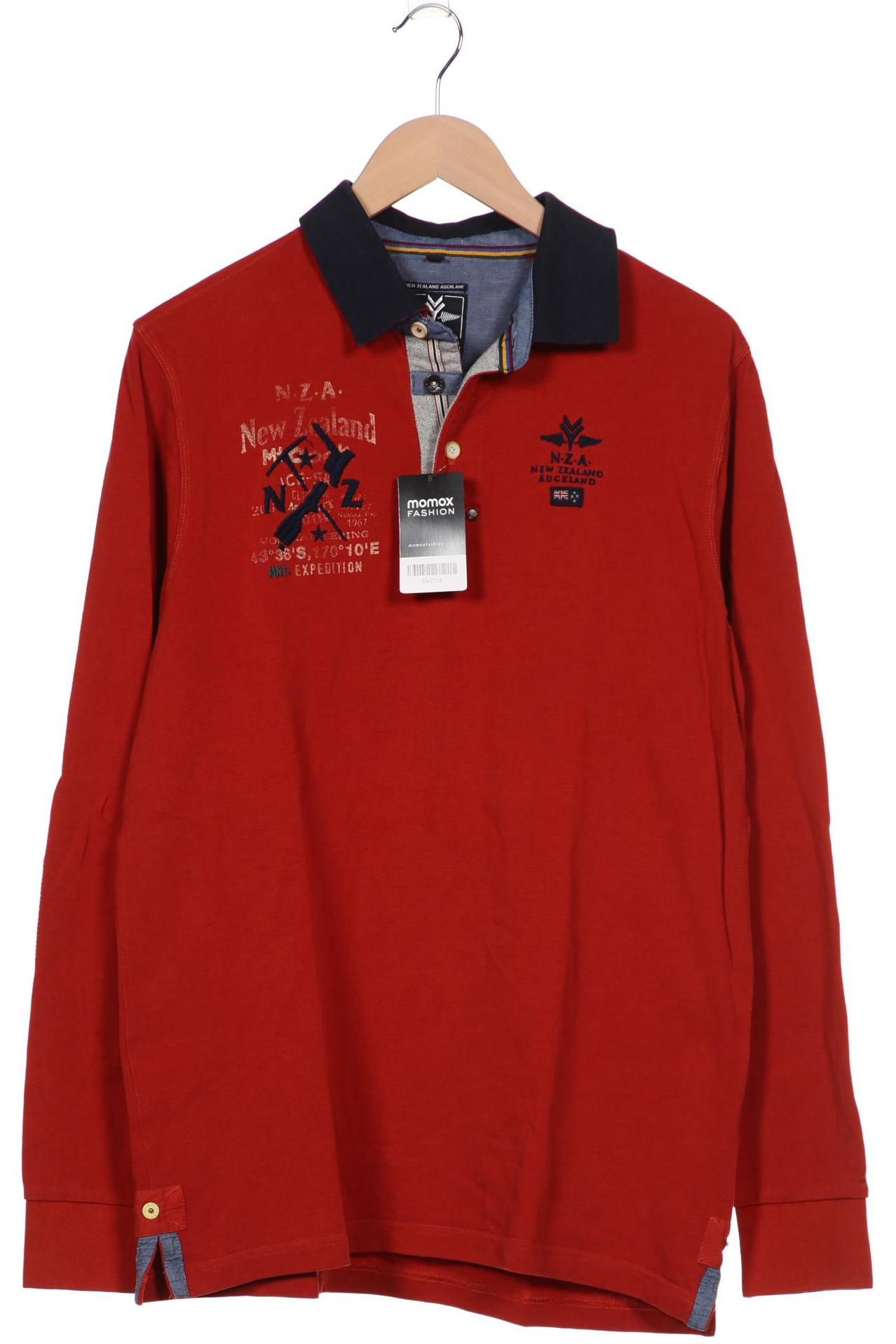 

NZA NEW Zealand Auckland Herren Poloshirt, rot, Gr. 52
