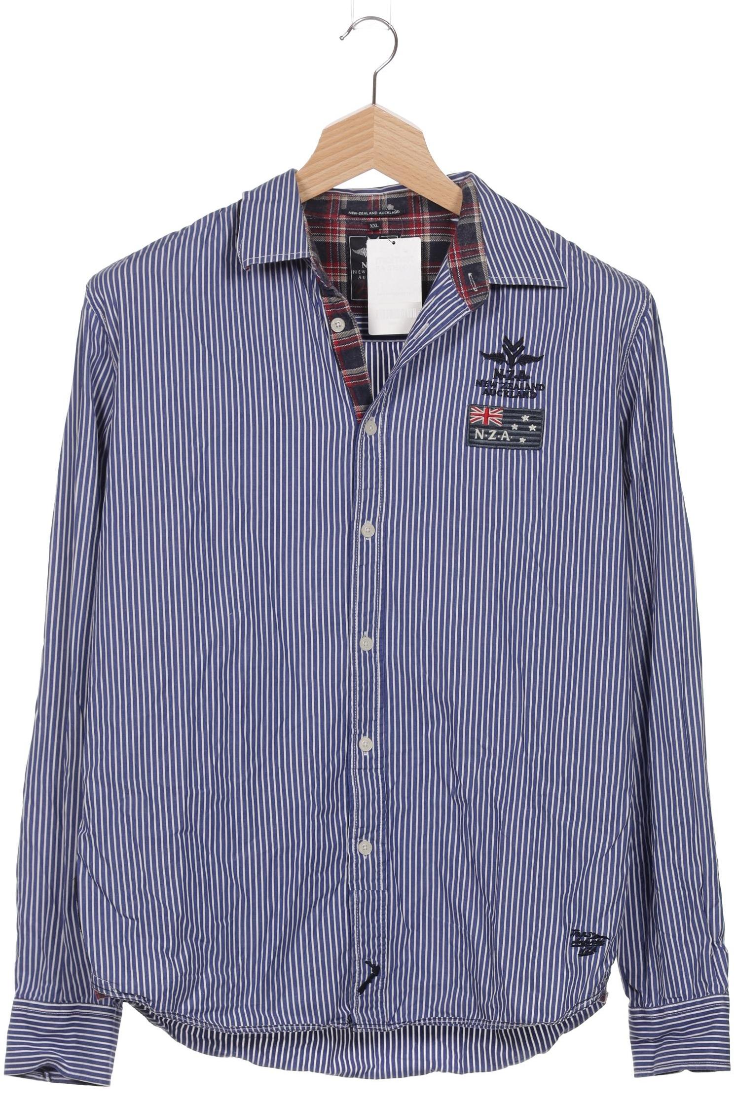 

NZA NEW Zealand Auckland Herren Hemd, marineblau, Gr. 56